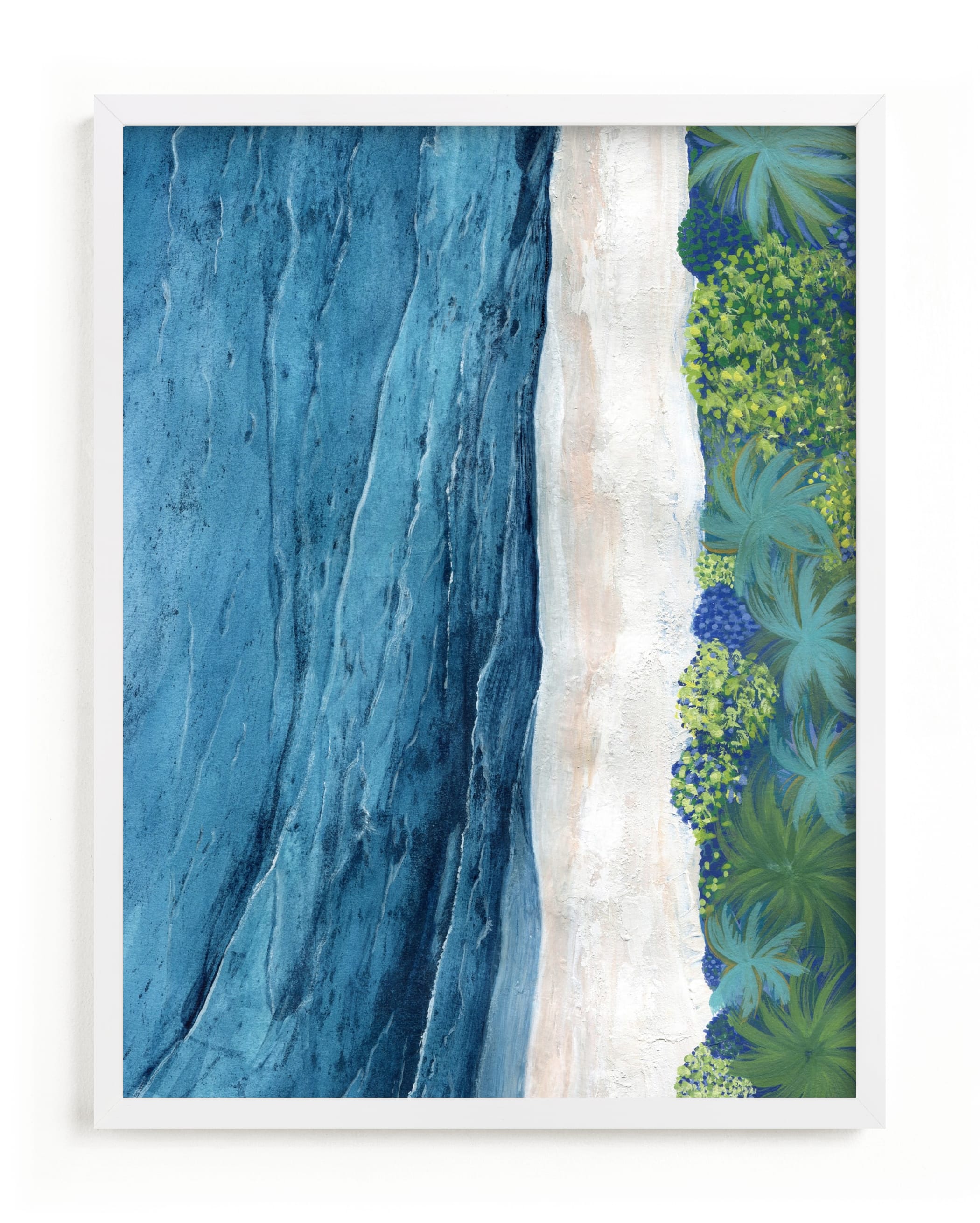 Indigo Sea Art Print