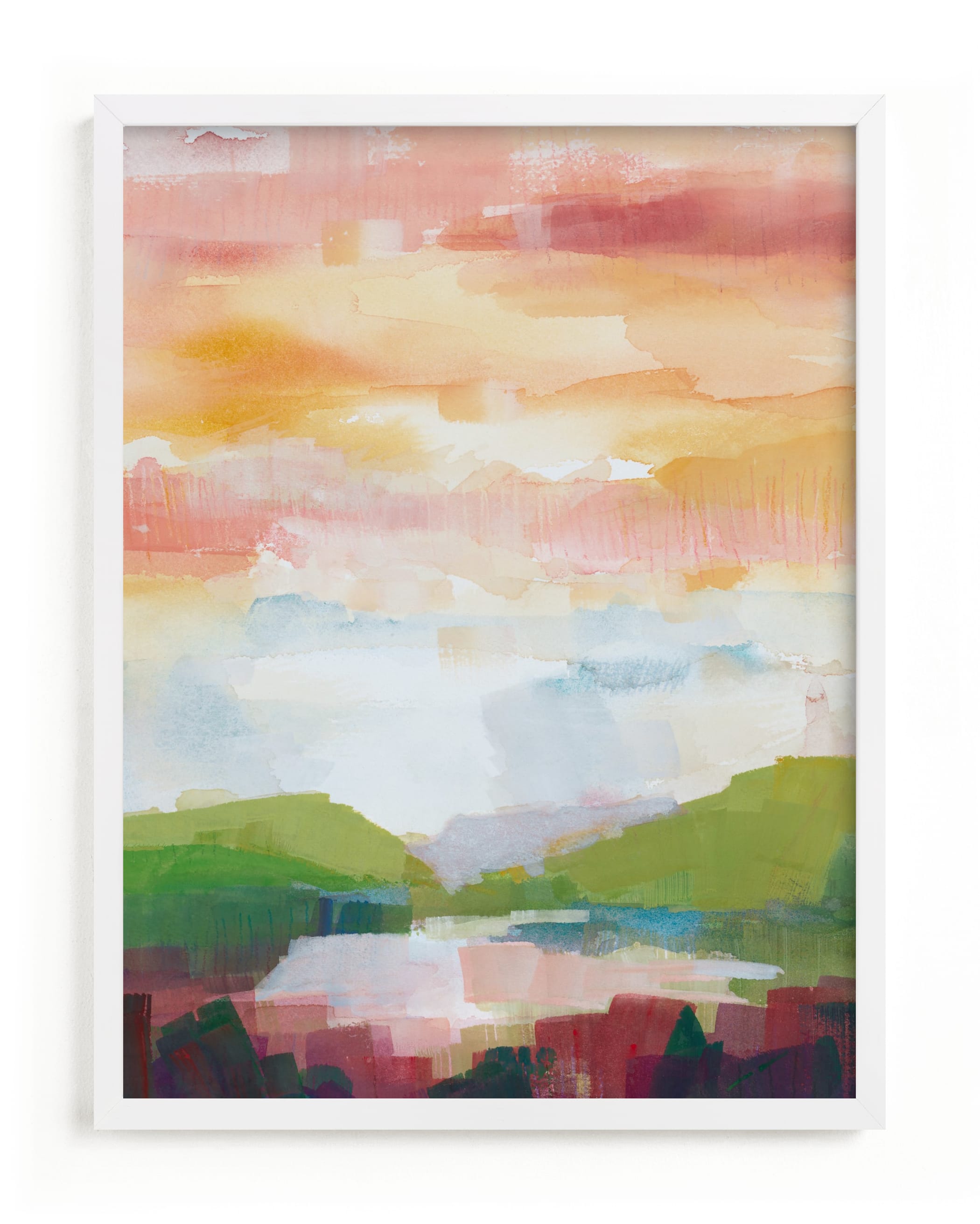 Leaving Ojai Art Print