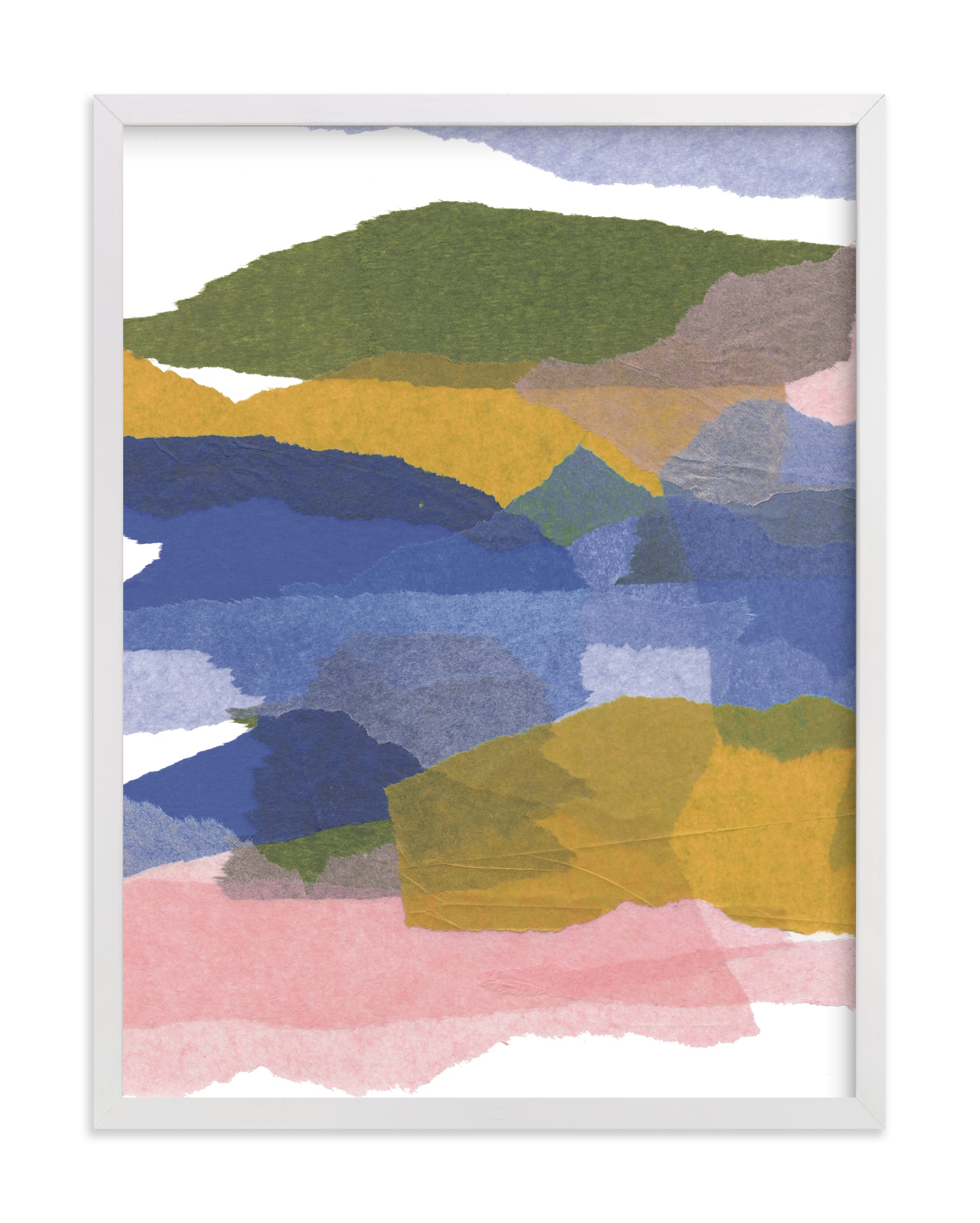 mountain sunset two Art Print