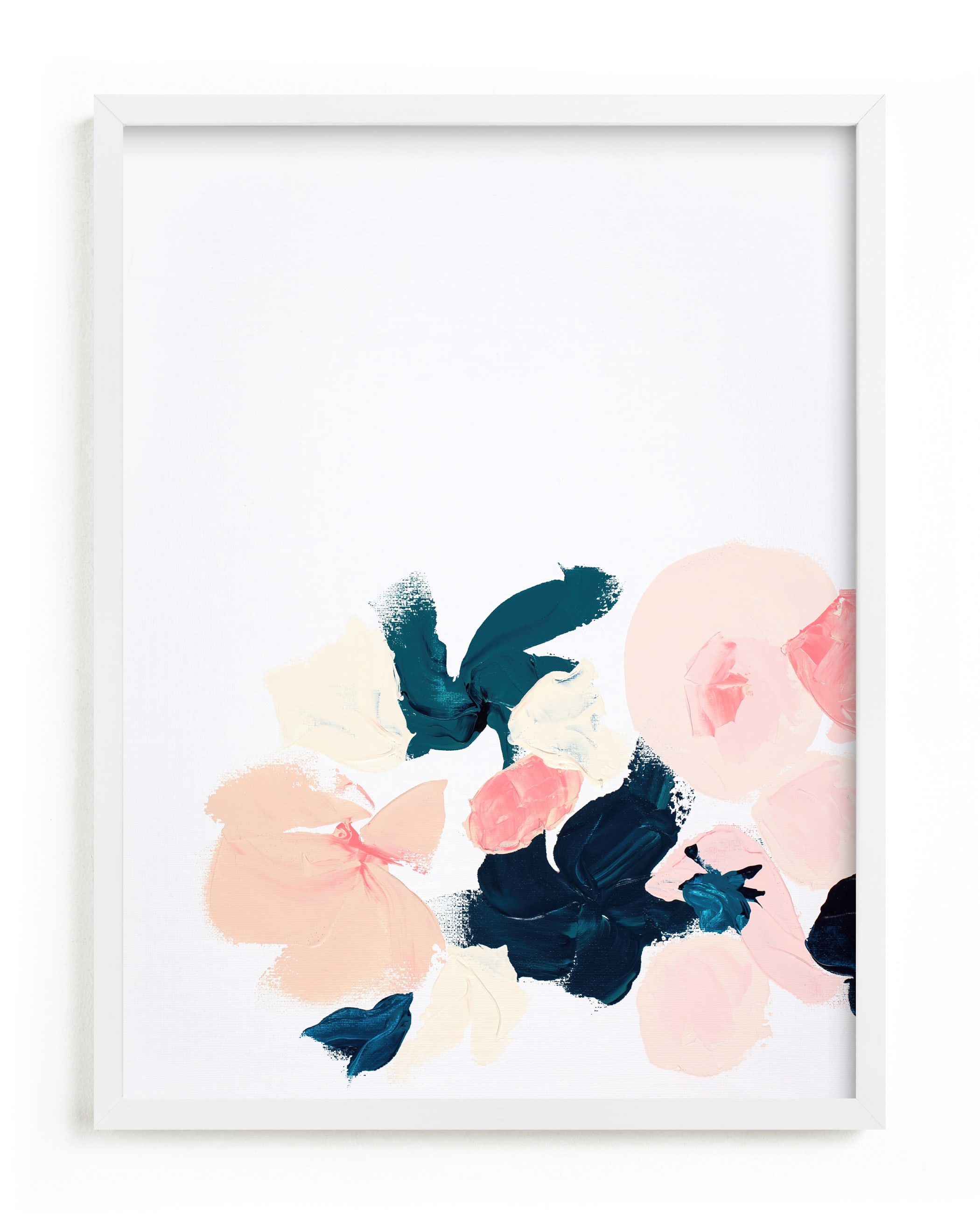 January Botanical Abstract Print Art Print