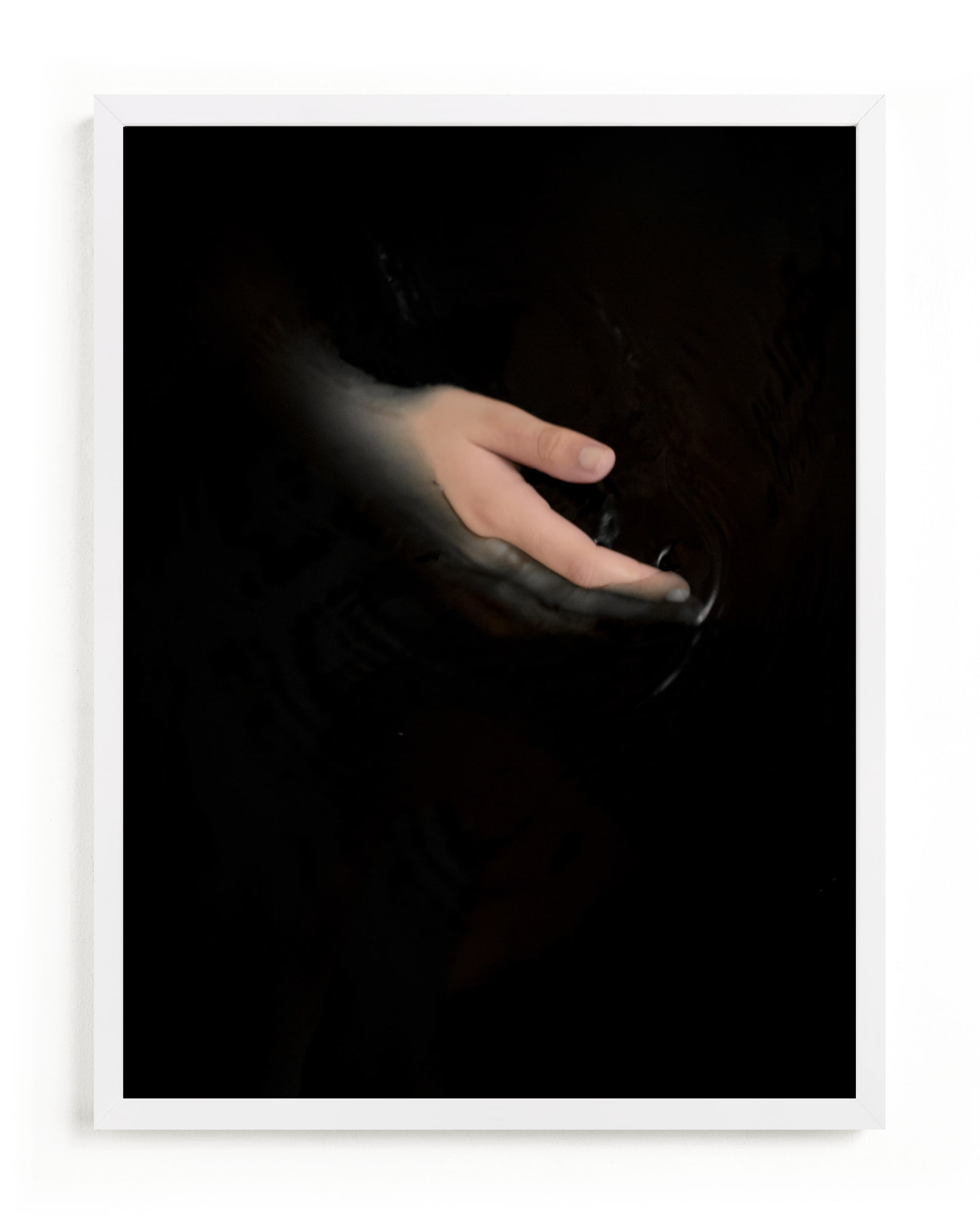 "hold my hand" - Limited Edition Art Print by Gabriela Klafke in beautiful frame options and a variety of sizes.