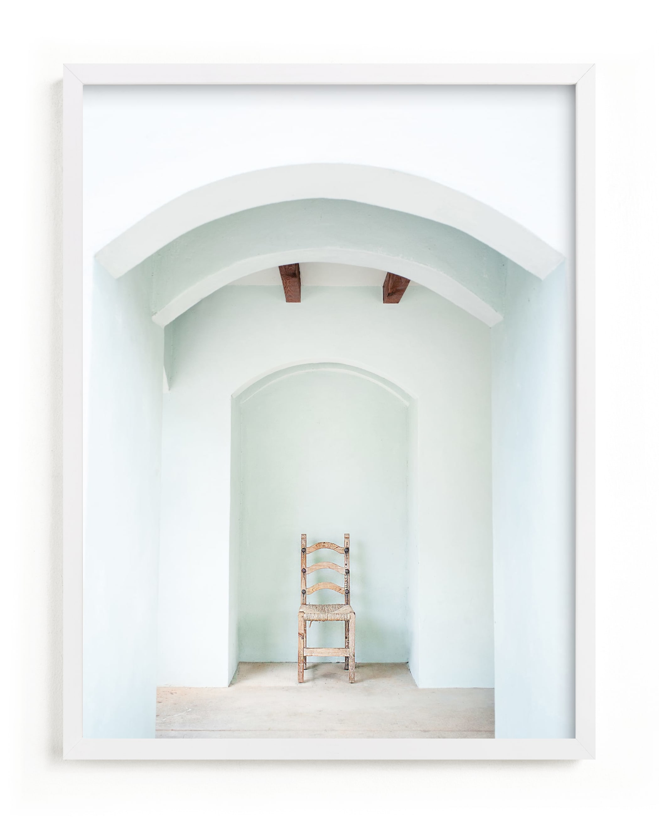 "Seated in Greece" - Limited Edition Art Print by Kaitie Bryant in beautiful frame options and a variety of sizes.