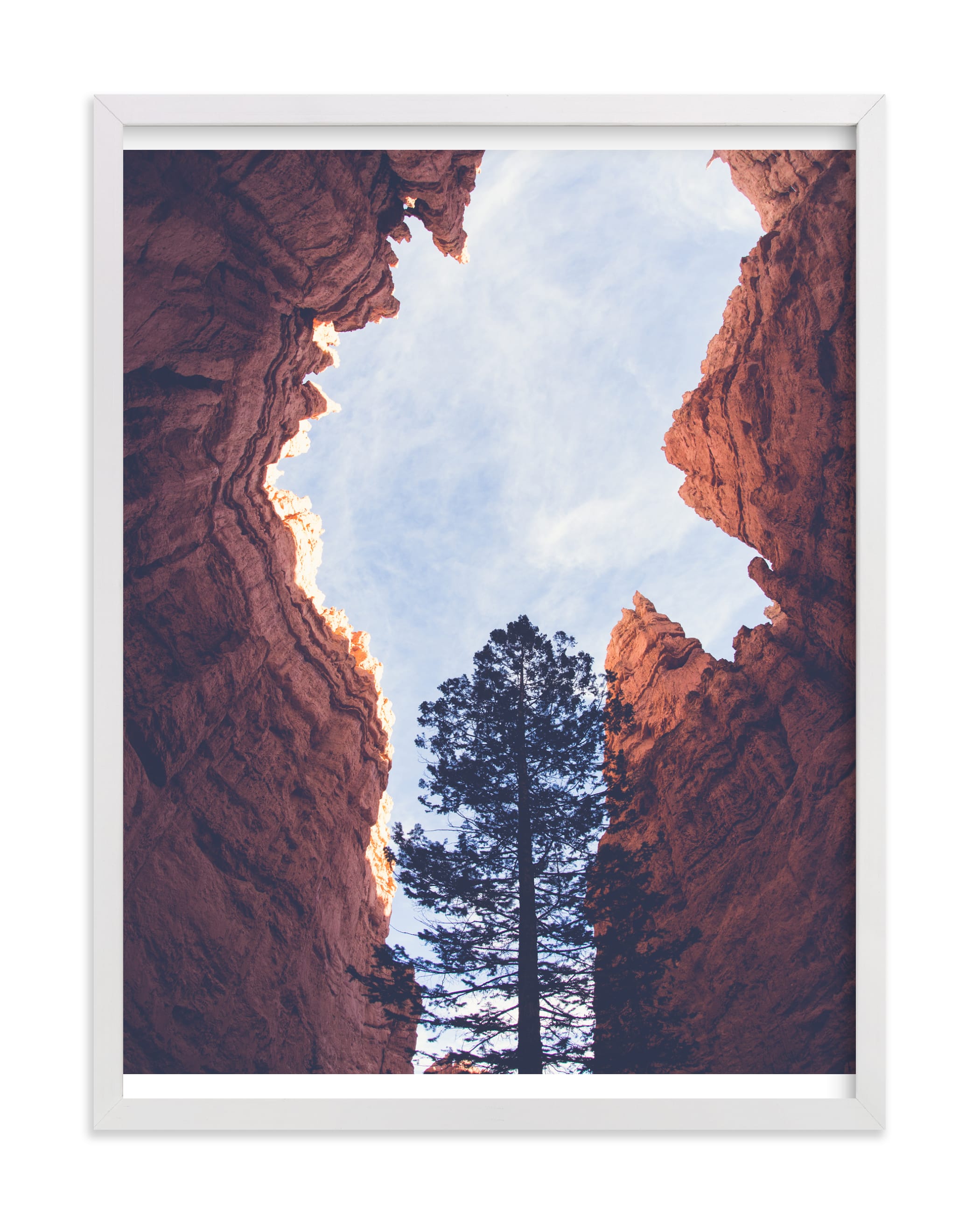 Red Rock and Sky Art Print