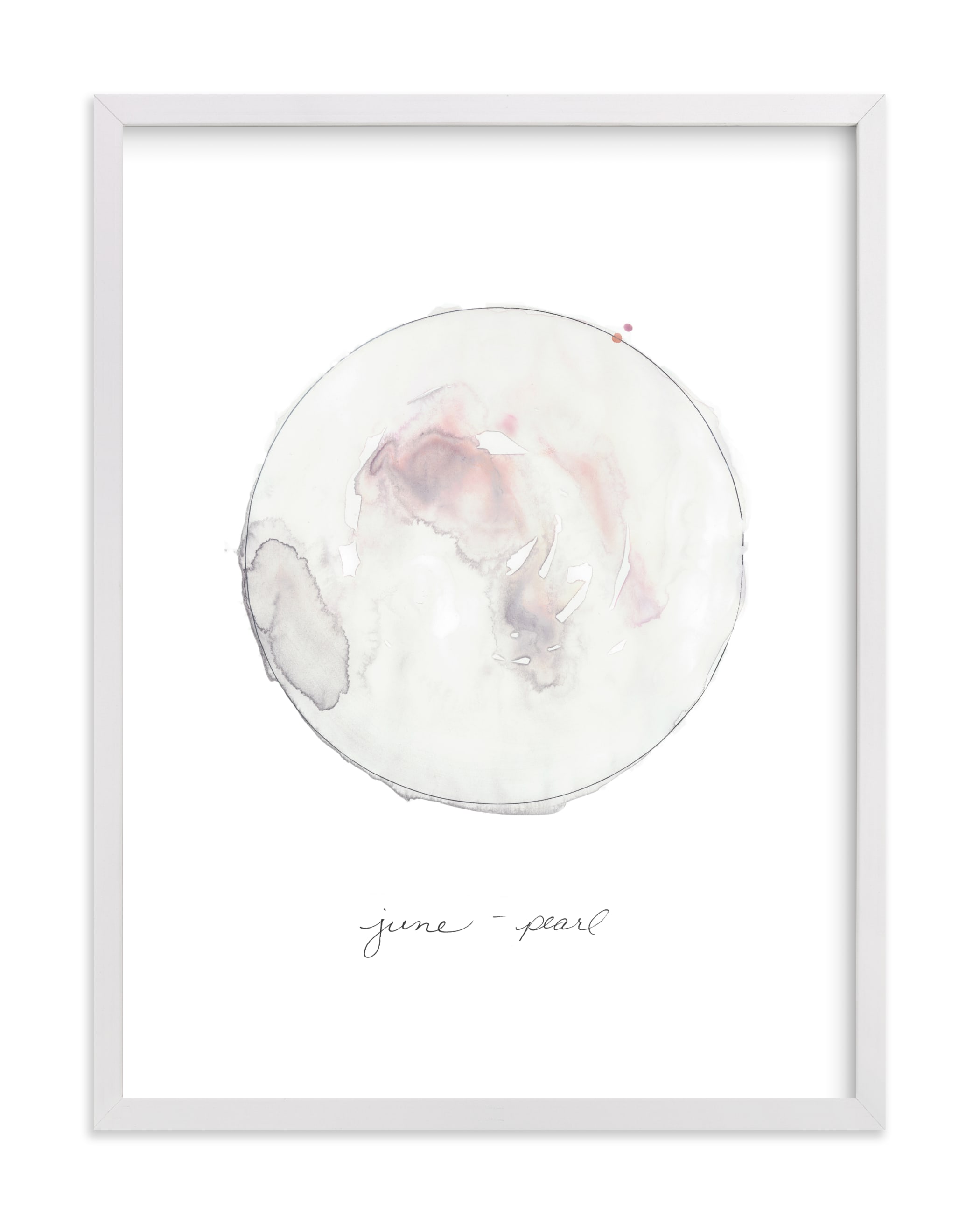 June - Pearl Art Print