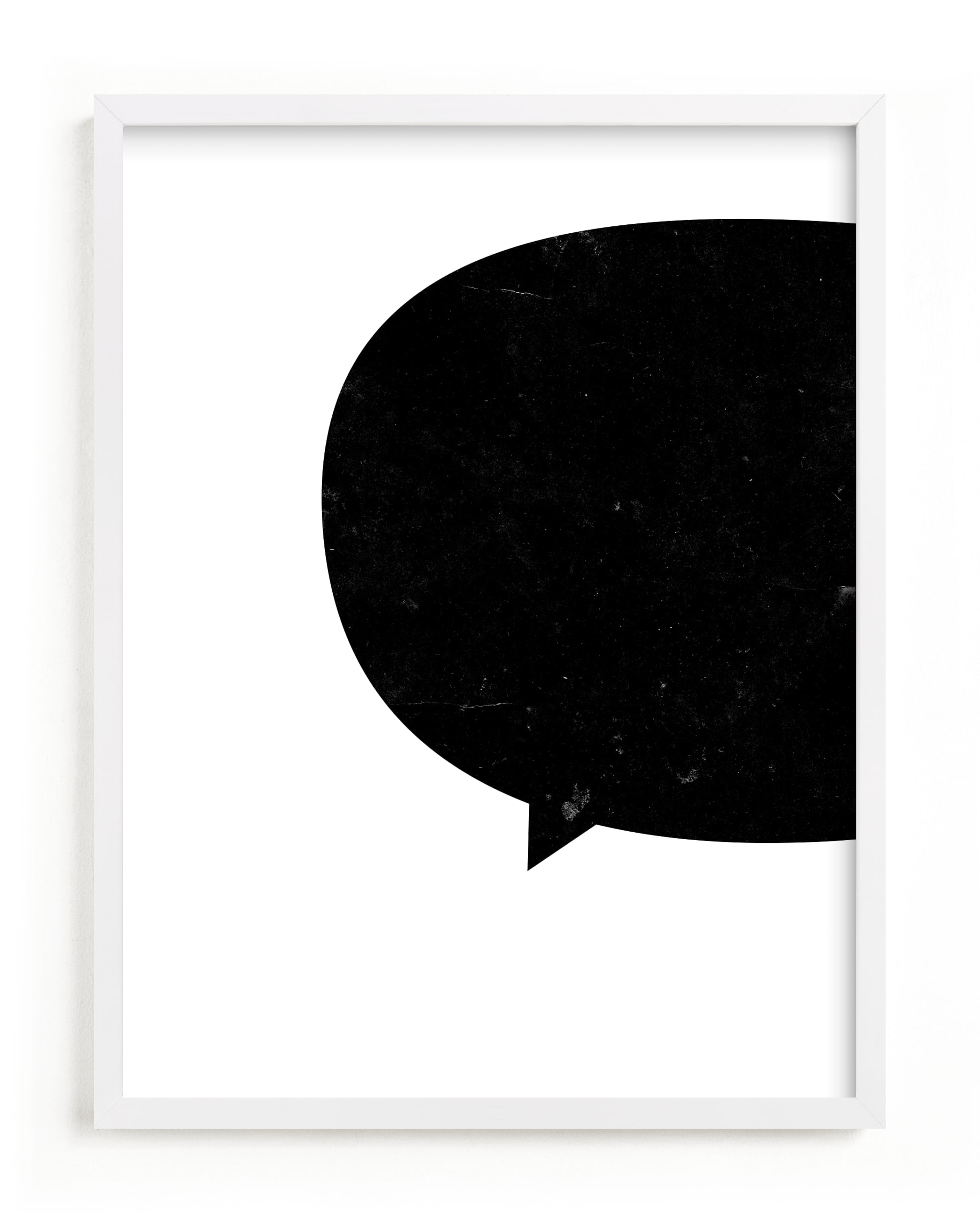 something to say Art Print