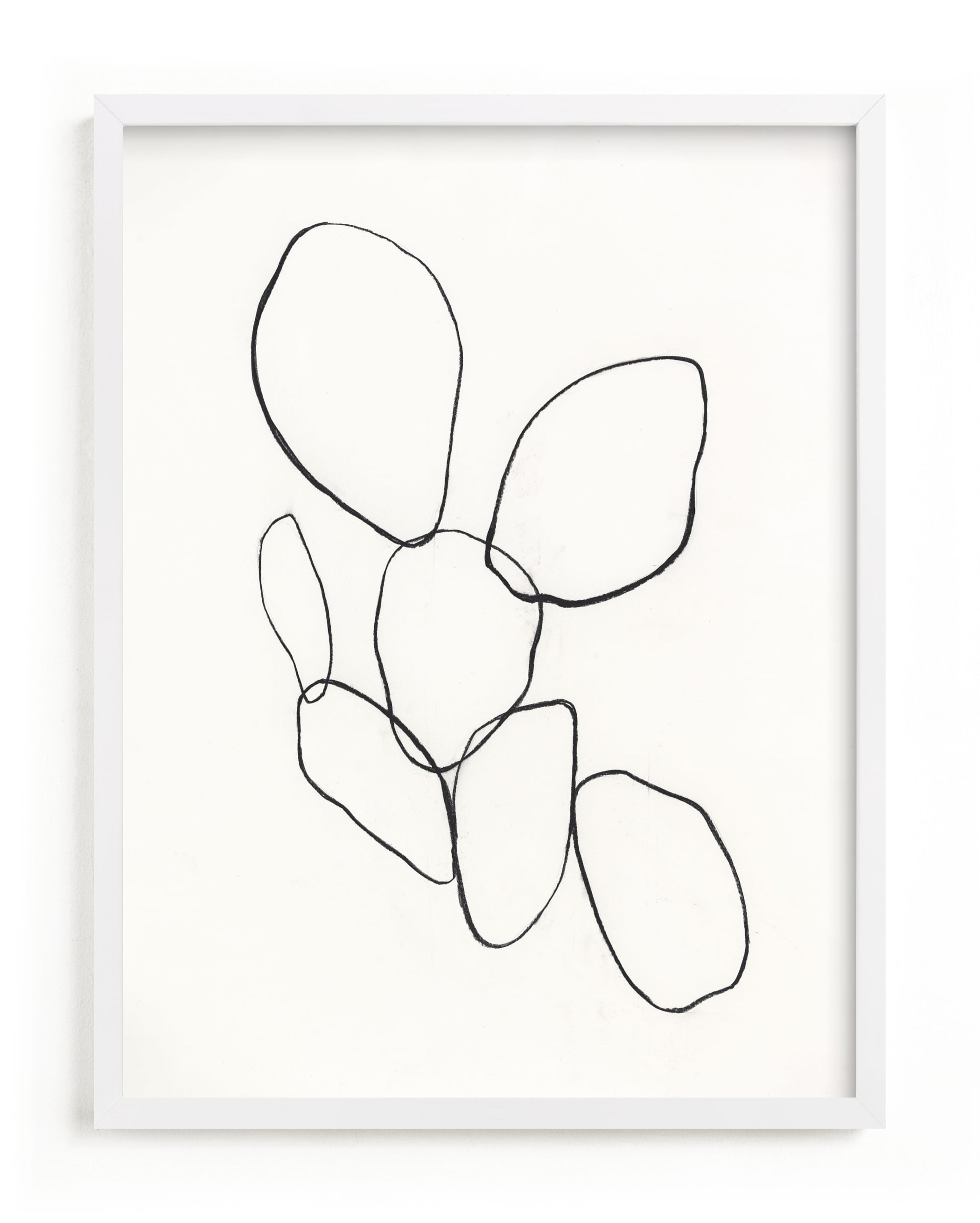 Cactus Line Drawing Art Print