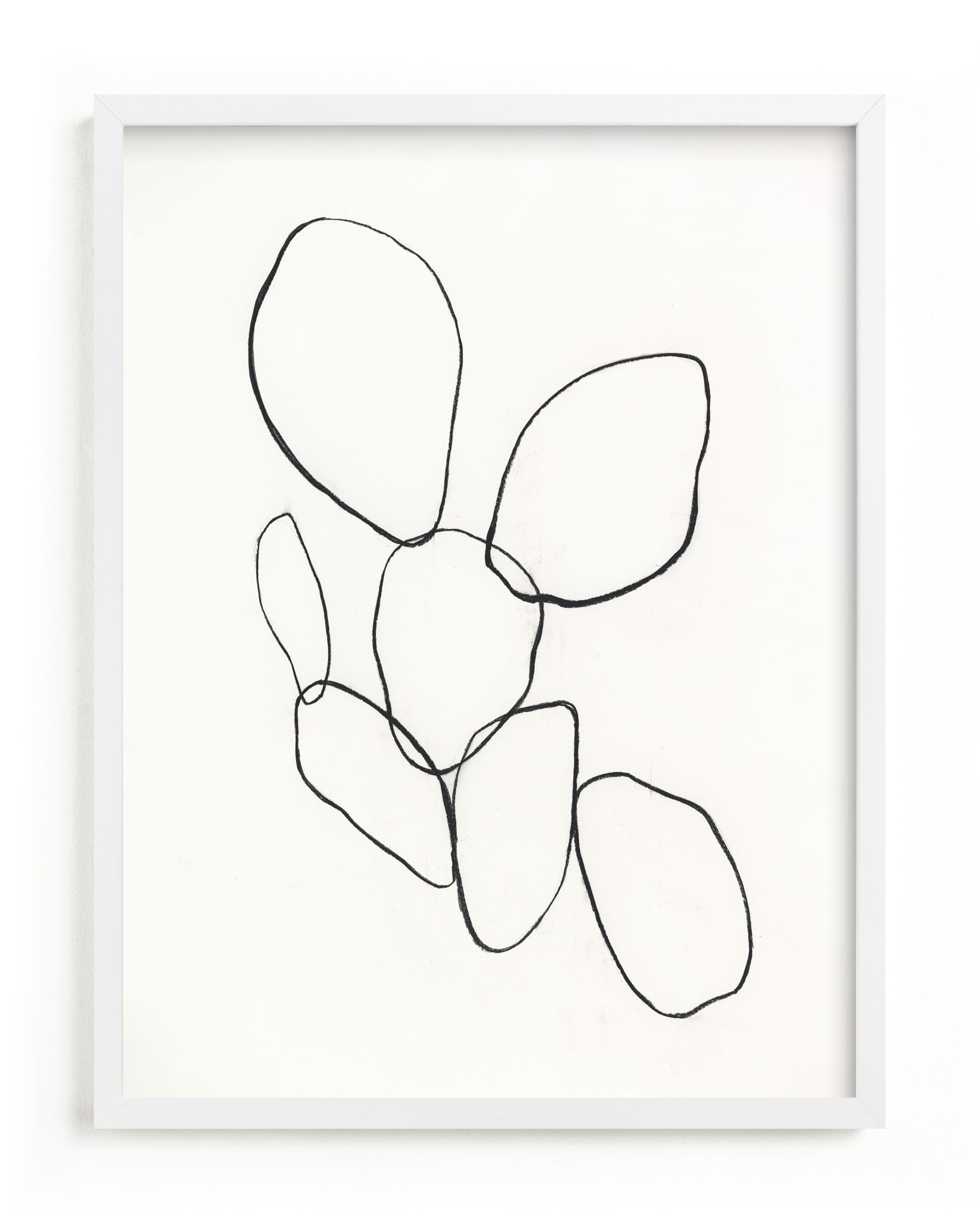 Cactus Line Drawing Art Print