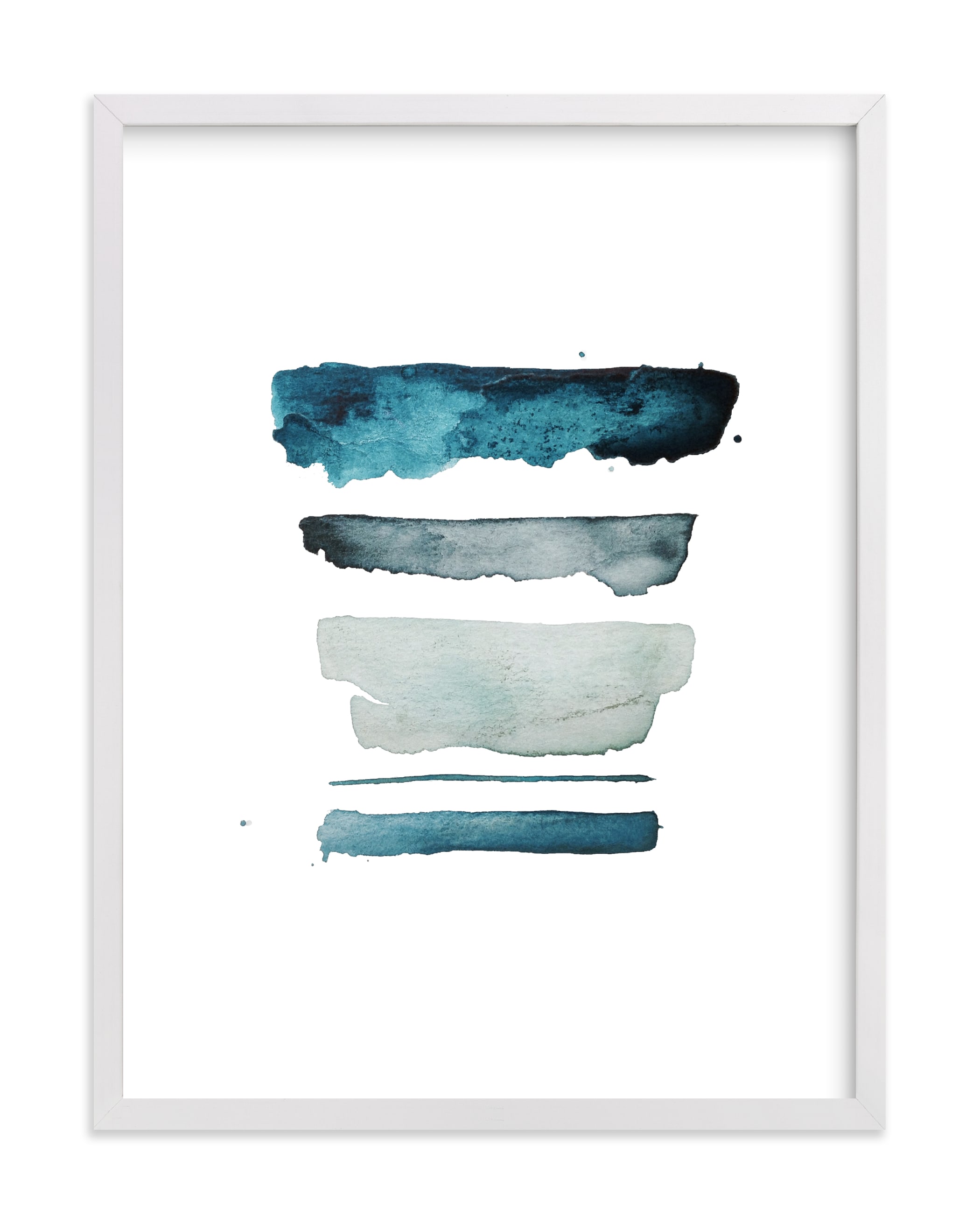 of land and sea - deep Art Print