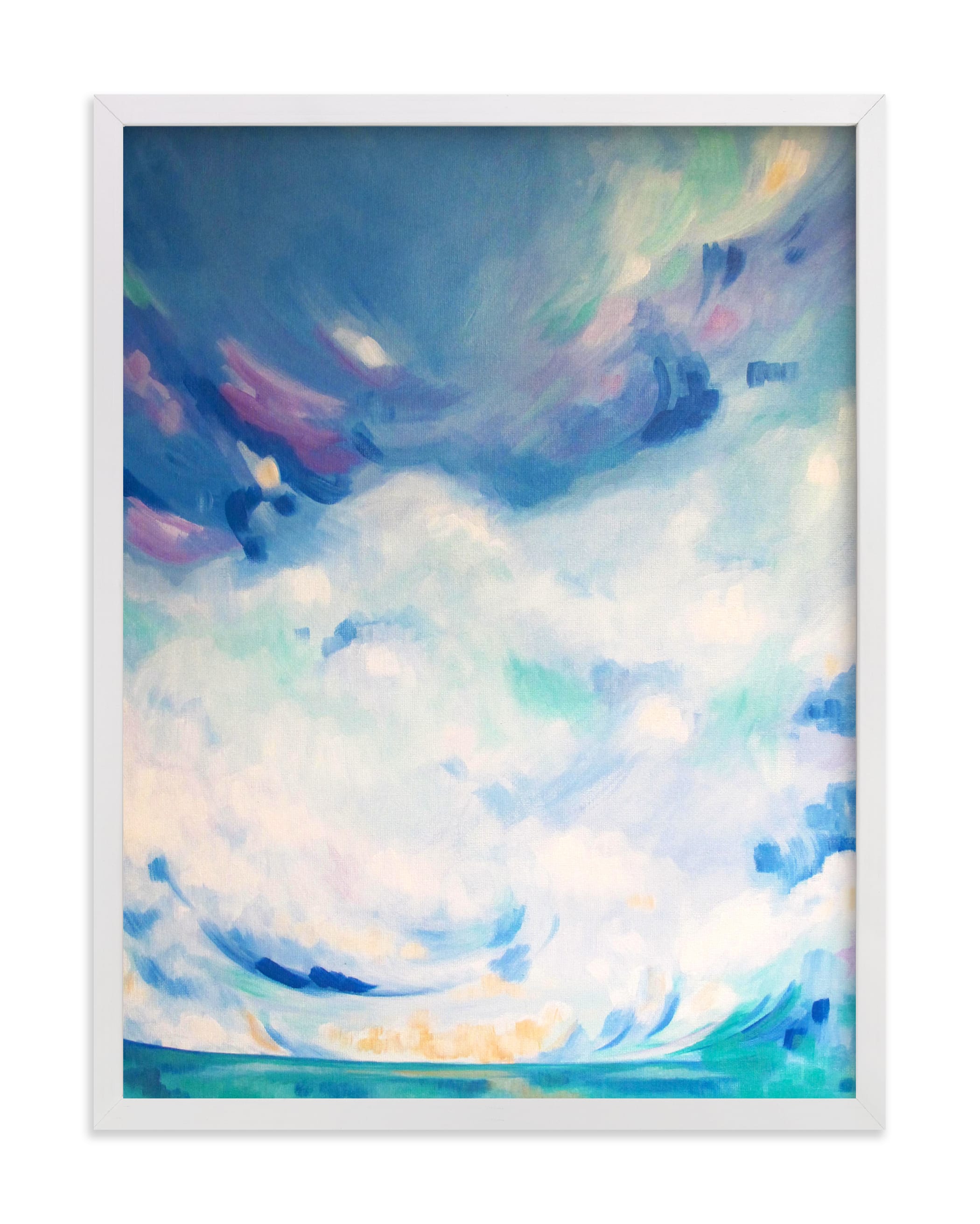 beauty reflects beauty Art Print