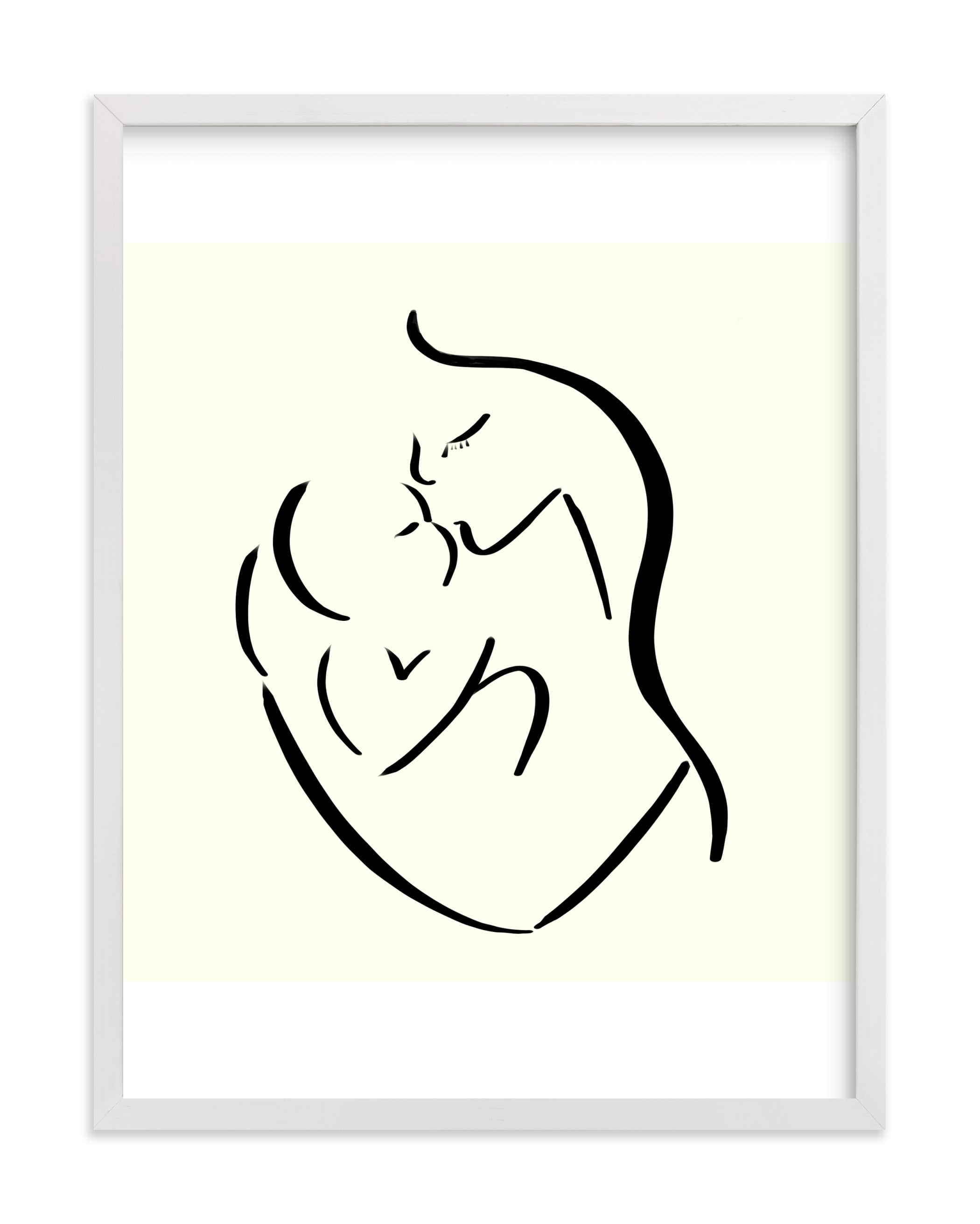 Mama's arms Art Print