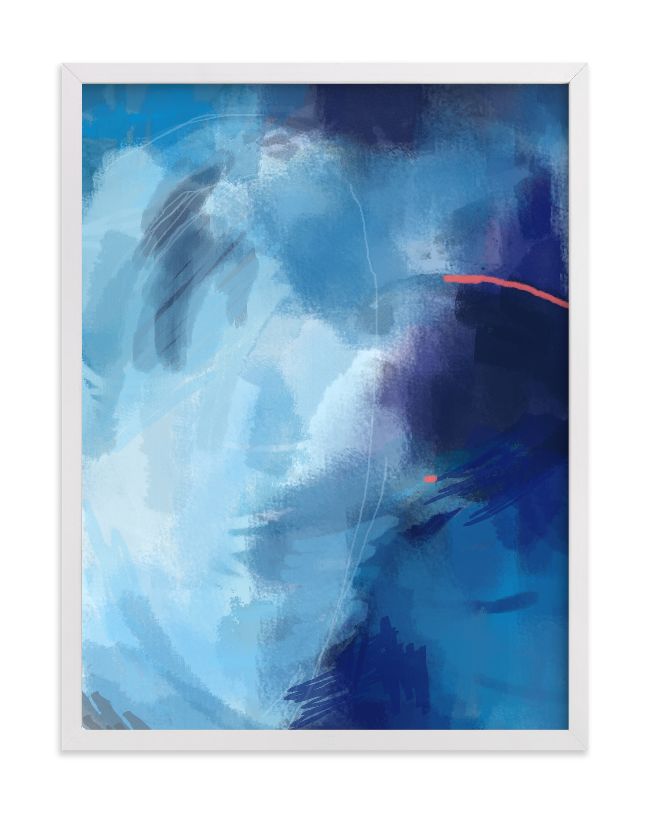 "The Kiss of Blue" - Limited Edition Art Print by AlisonJerry in beautiful frame options and a variety of sizes.