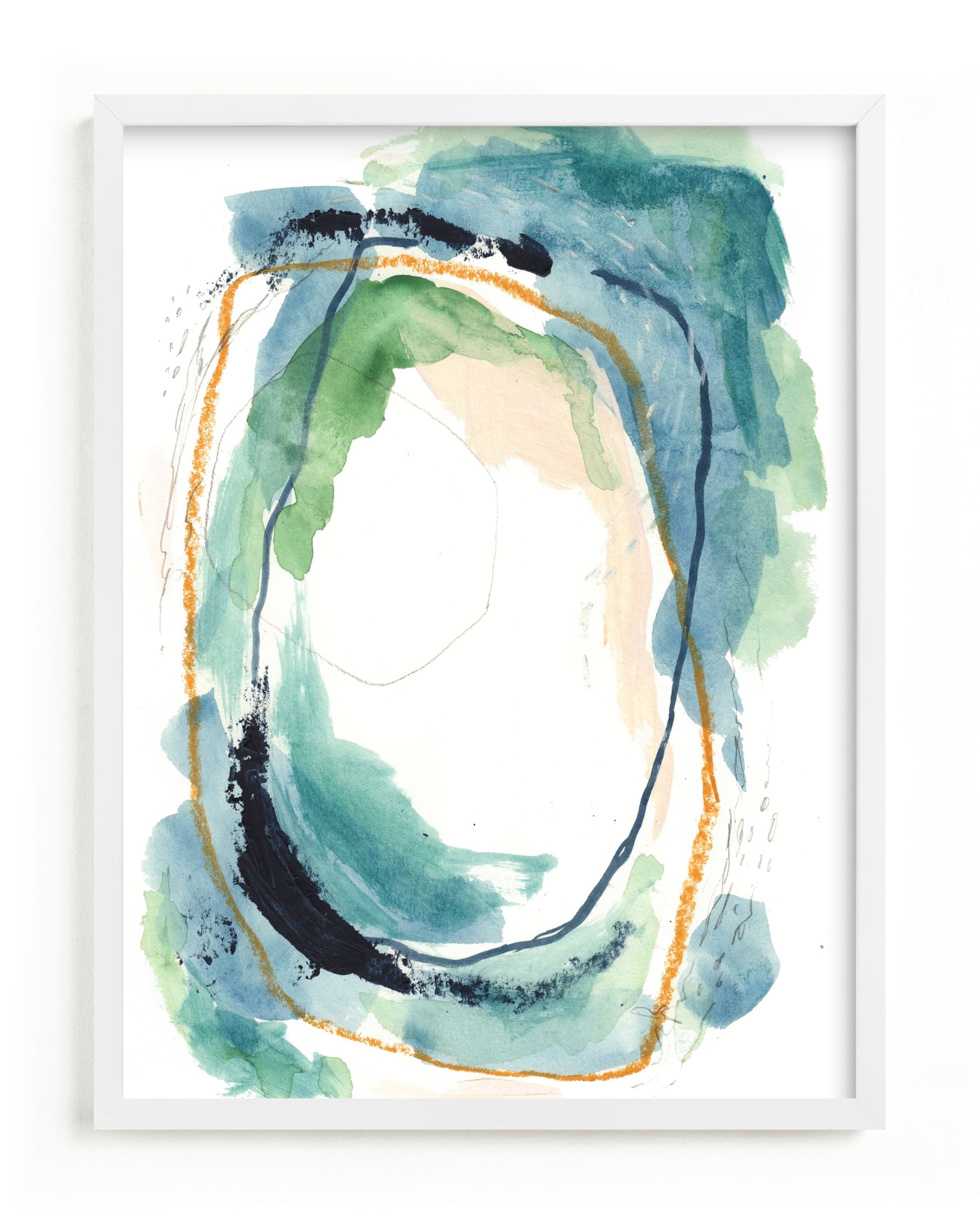 below Art Print