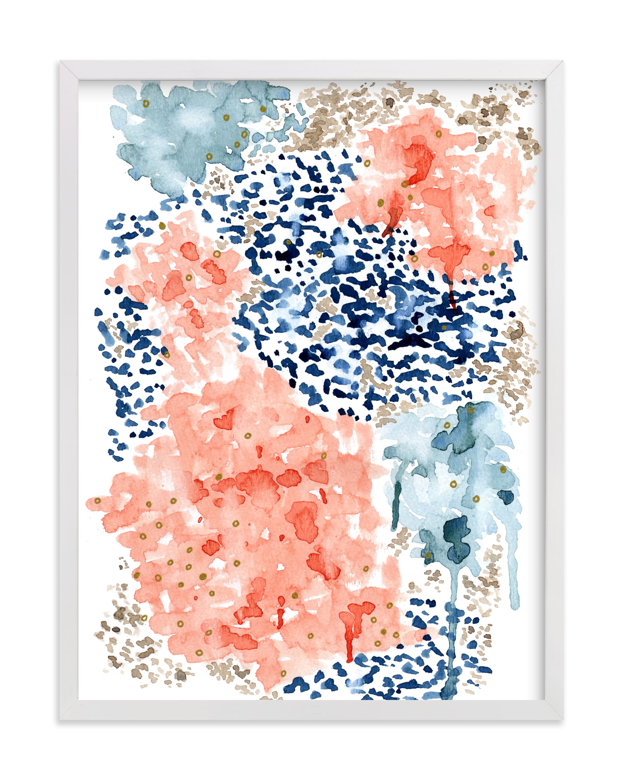 Flutter Watercolor Art Print