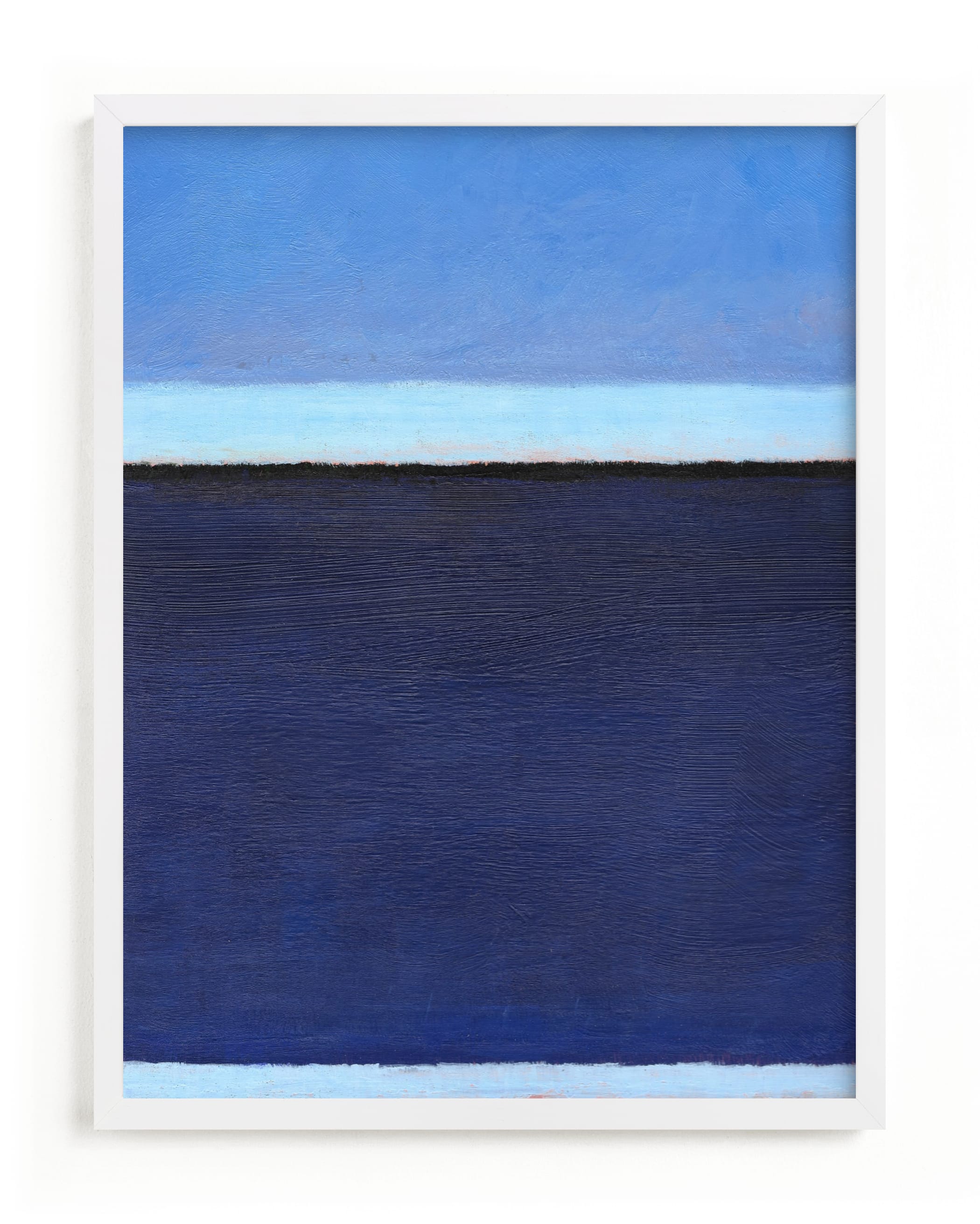 Deep Blue Bay Art Print