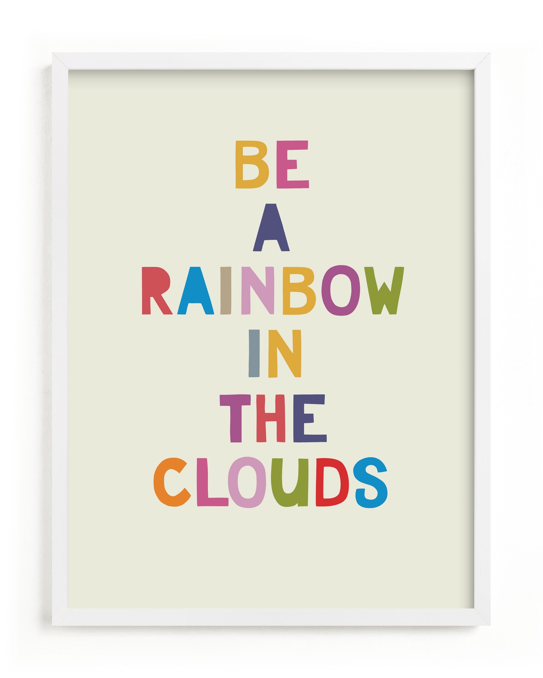 Rainbow in a Cloud Art Print