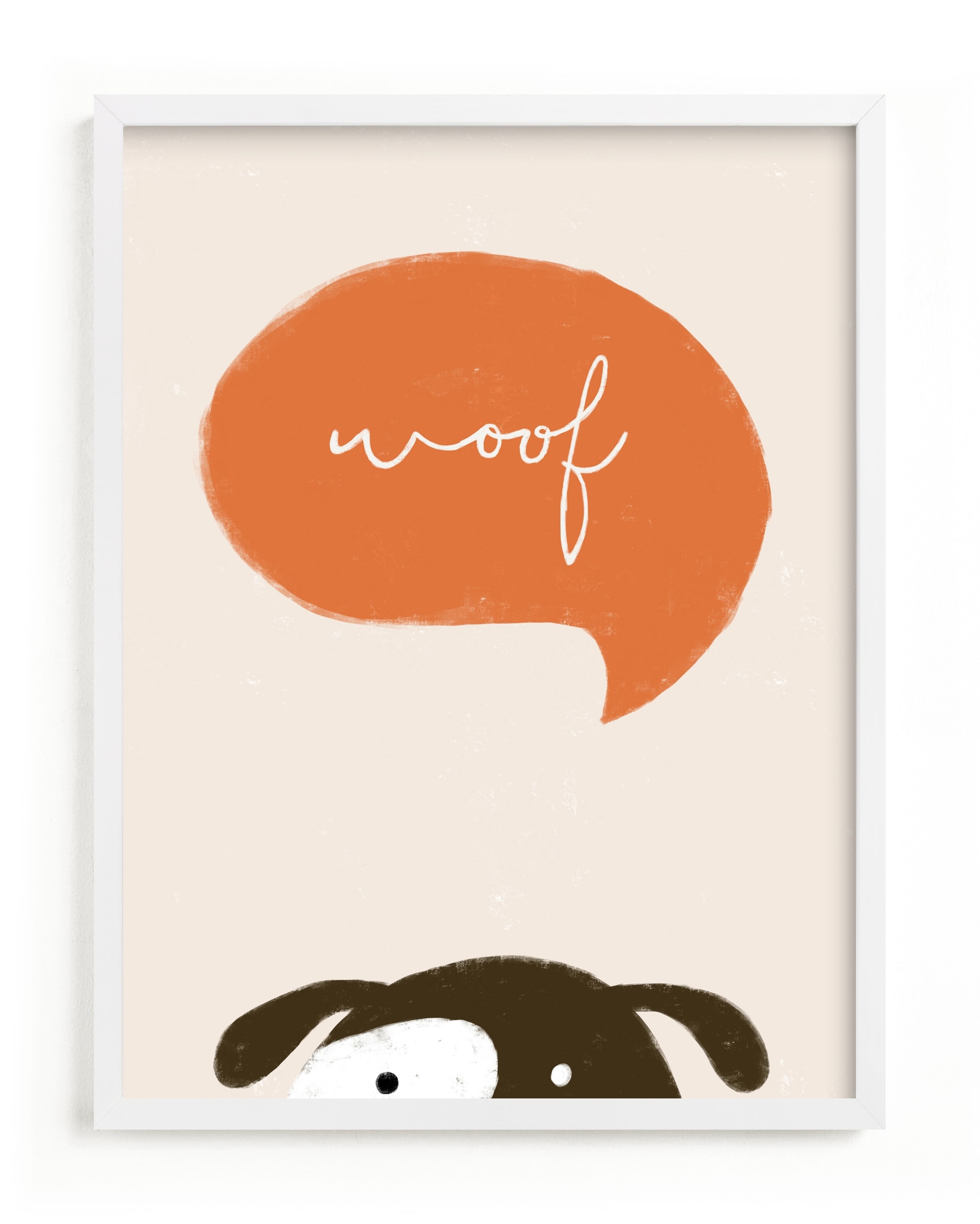 Woof Children's Art Print