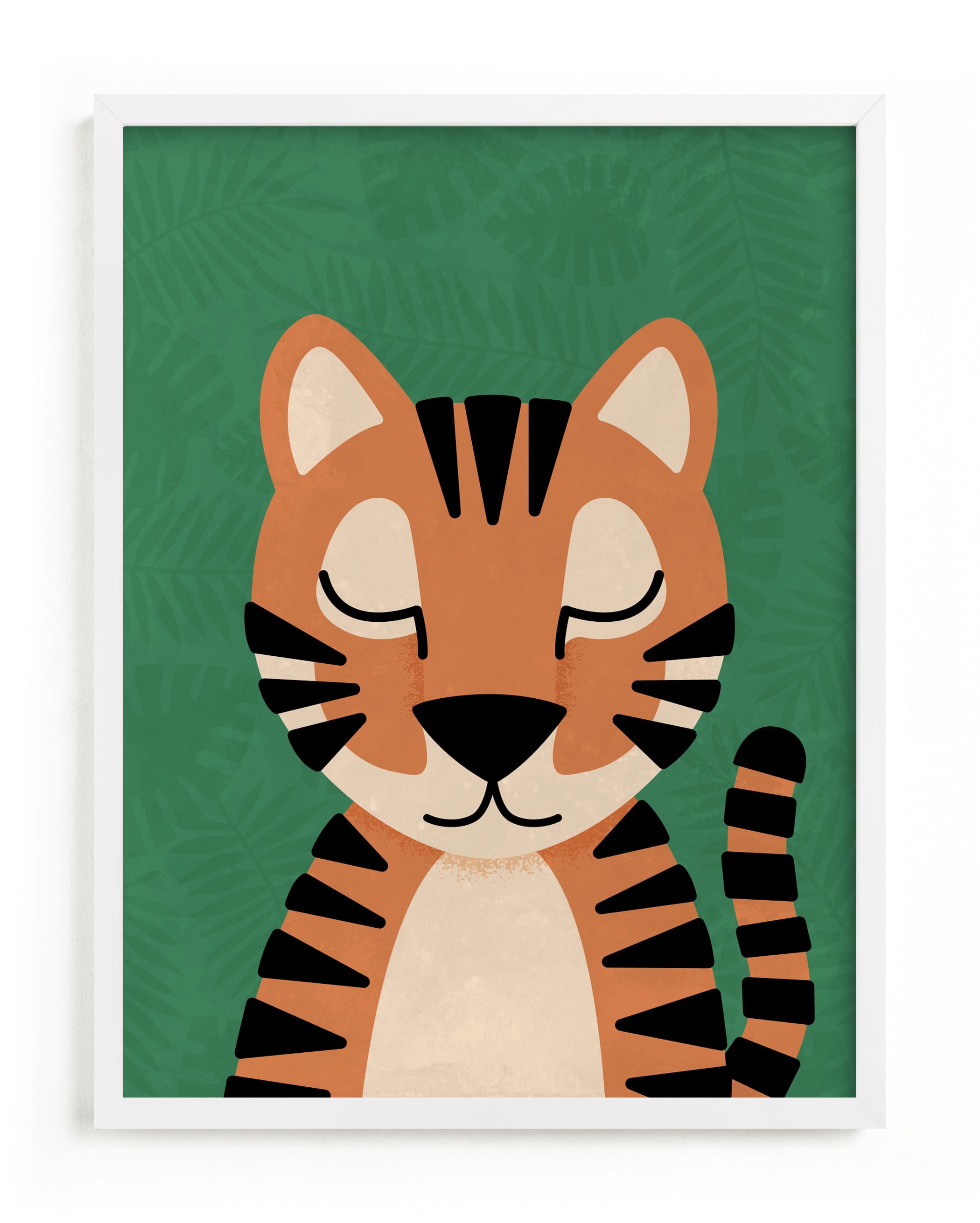 Jungle Tiger Children's Art Print