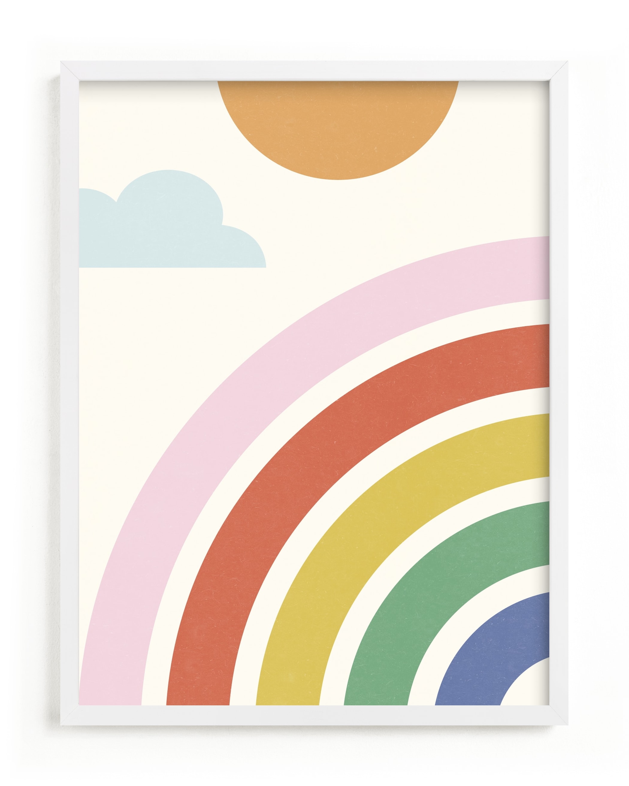 Simple Rainbow Children's Art Print
