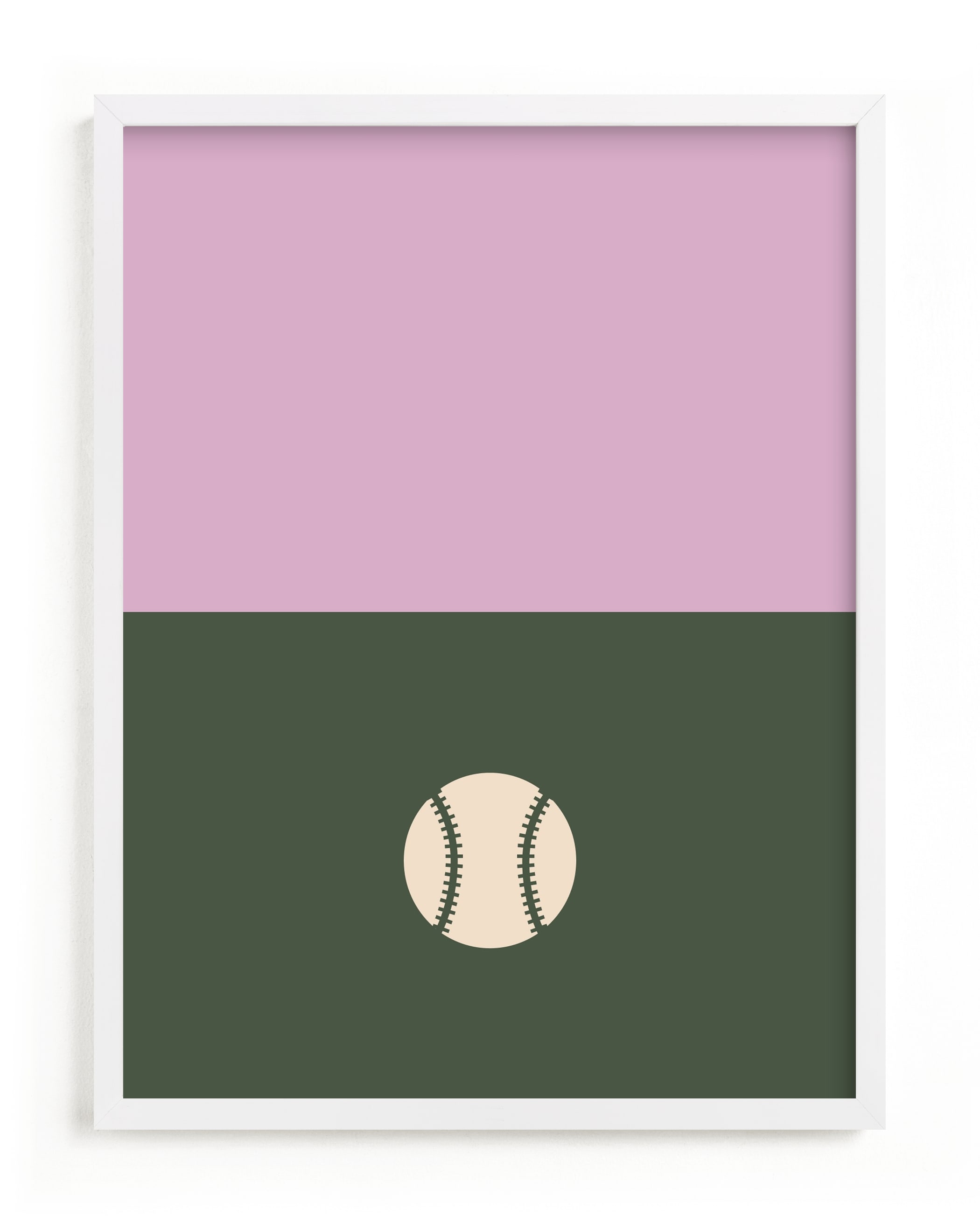 3 Season Sport | Baseball Children's Art Print