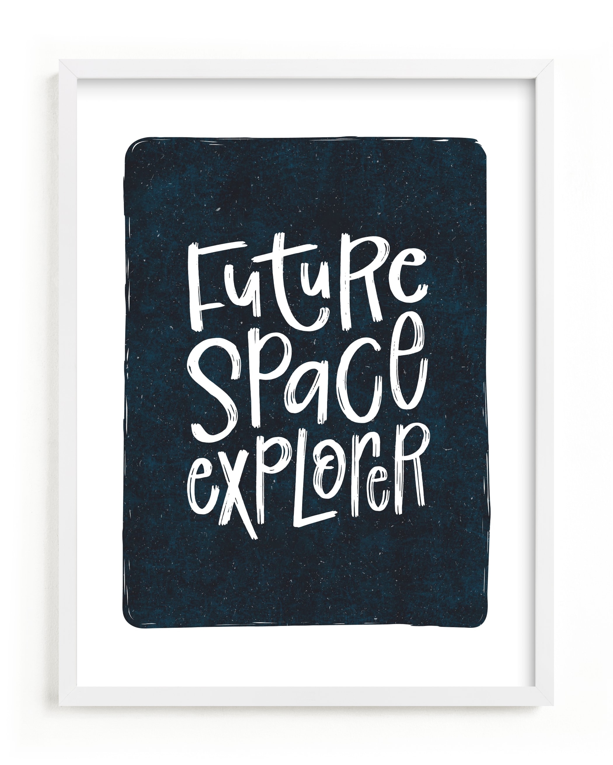 Future Space Explorer Children's Art Print