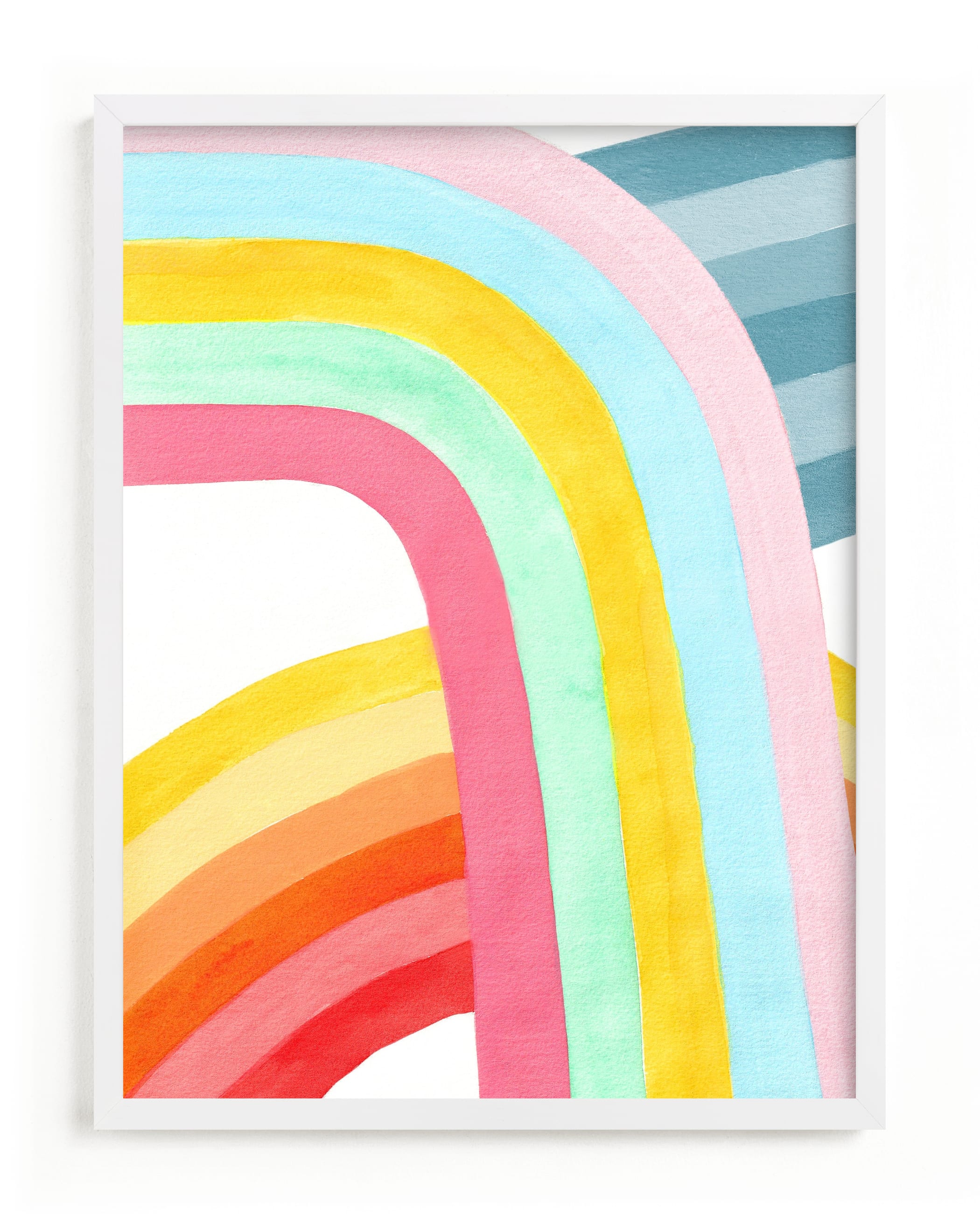 Happy Rainbows Children's Art Print