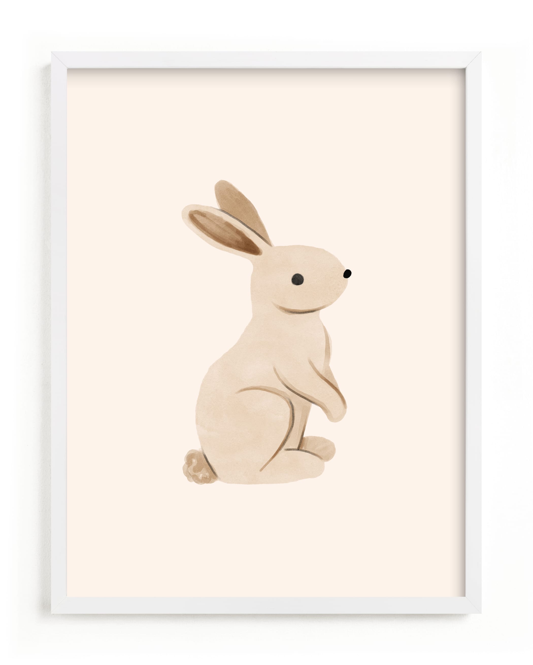 Baby Rabbit Children’s Art Print