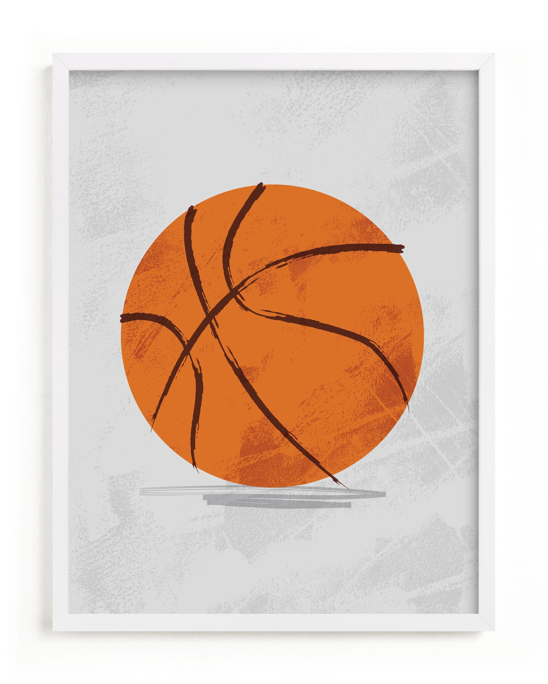 Let us play basketball Children's Art Print