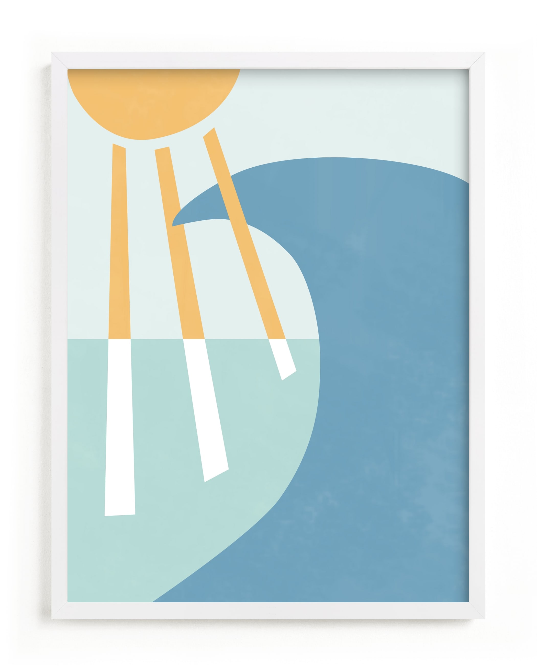 California Summer Day Children's Art Print