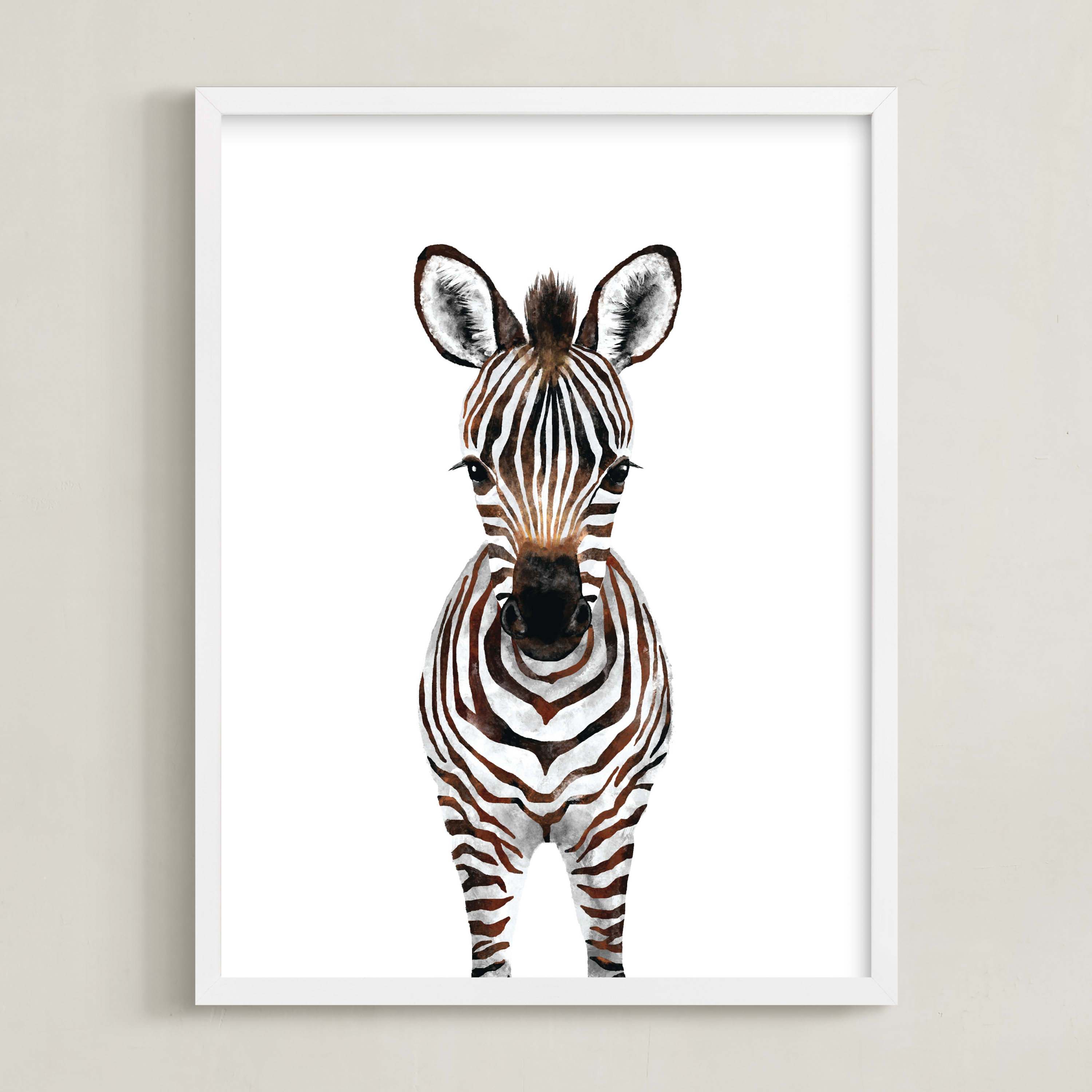Baby Zebra 2 Art Print
