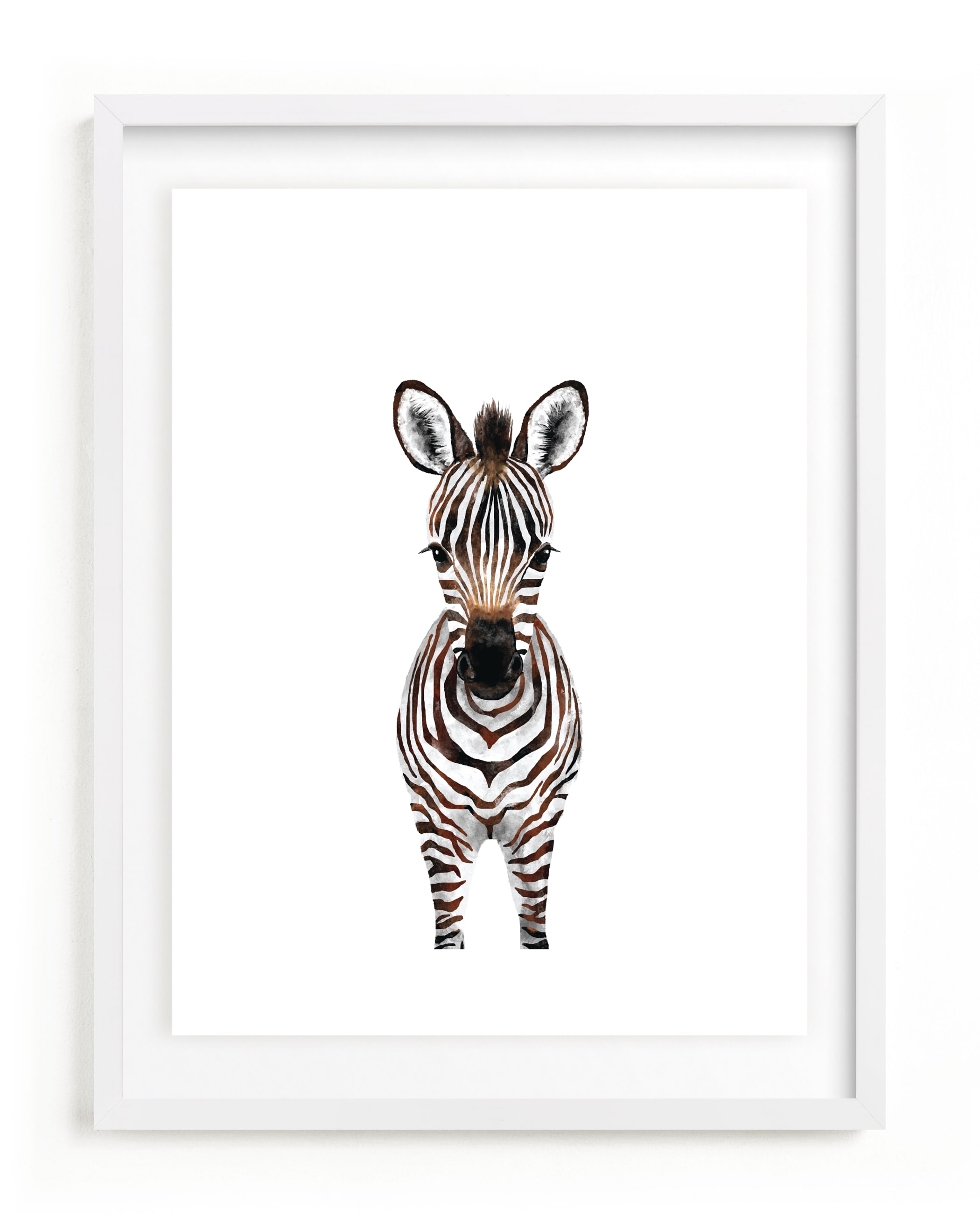 Baby Zebra 2 Children's Art Print
