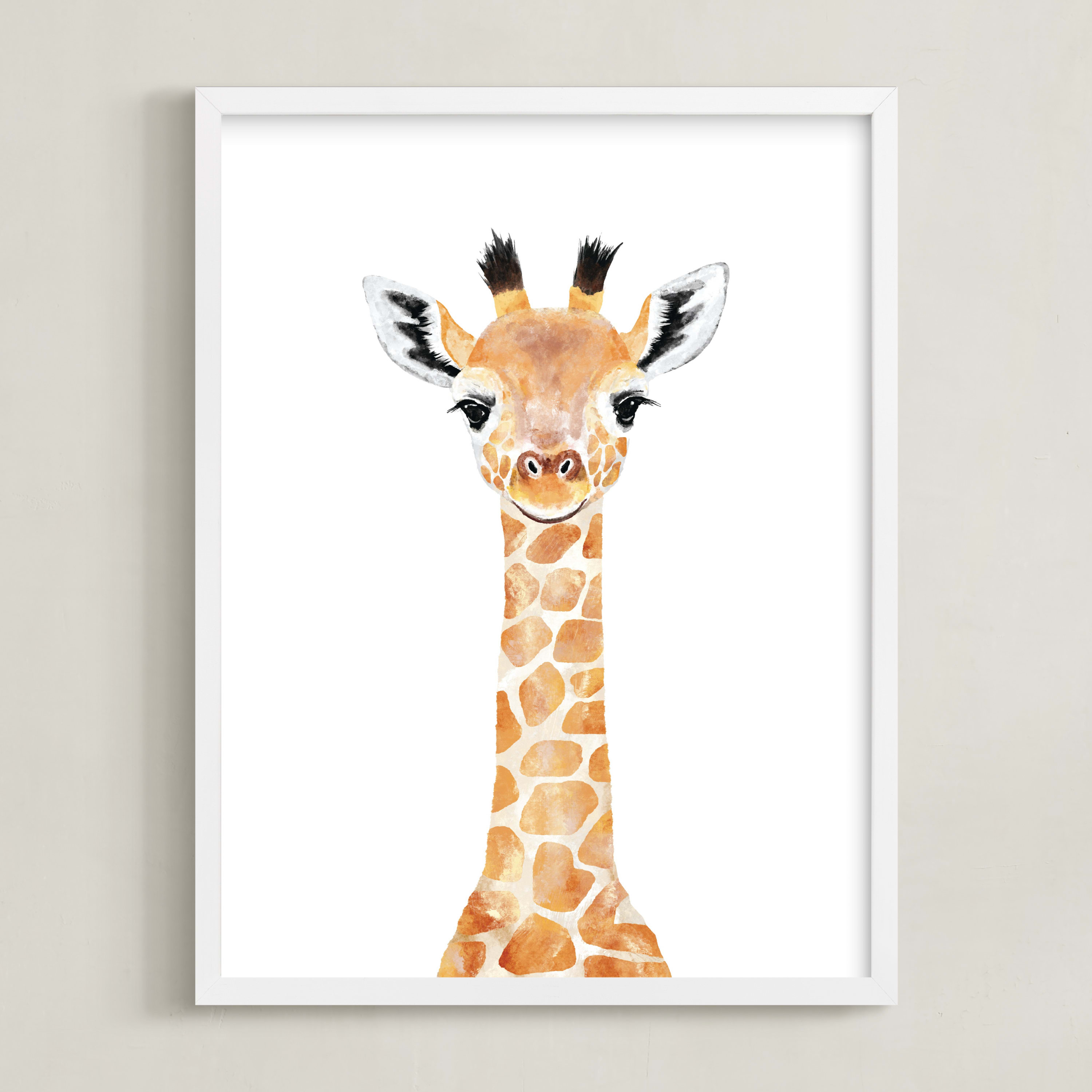 Baby Giraffe 2 Art Print