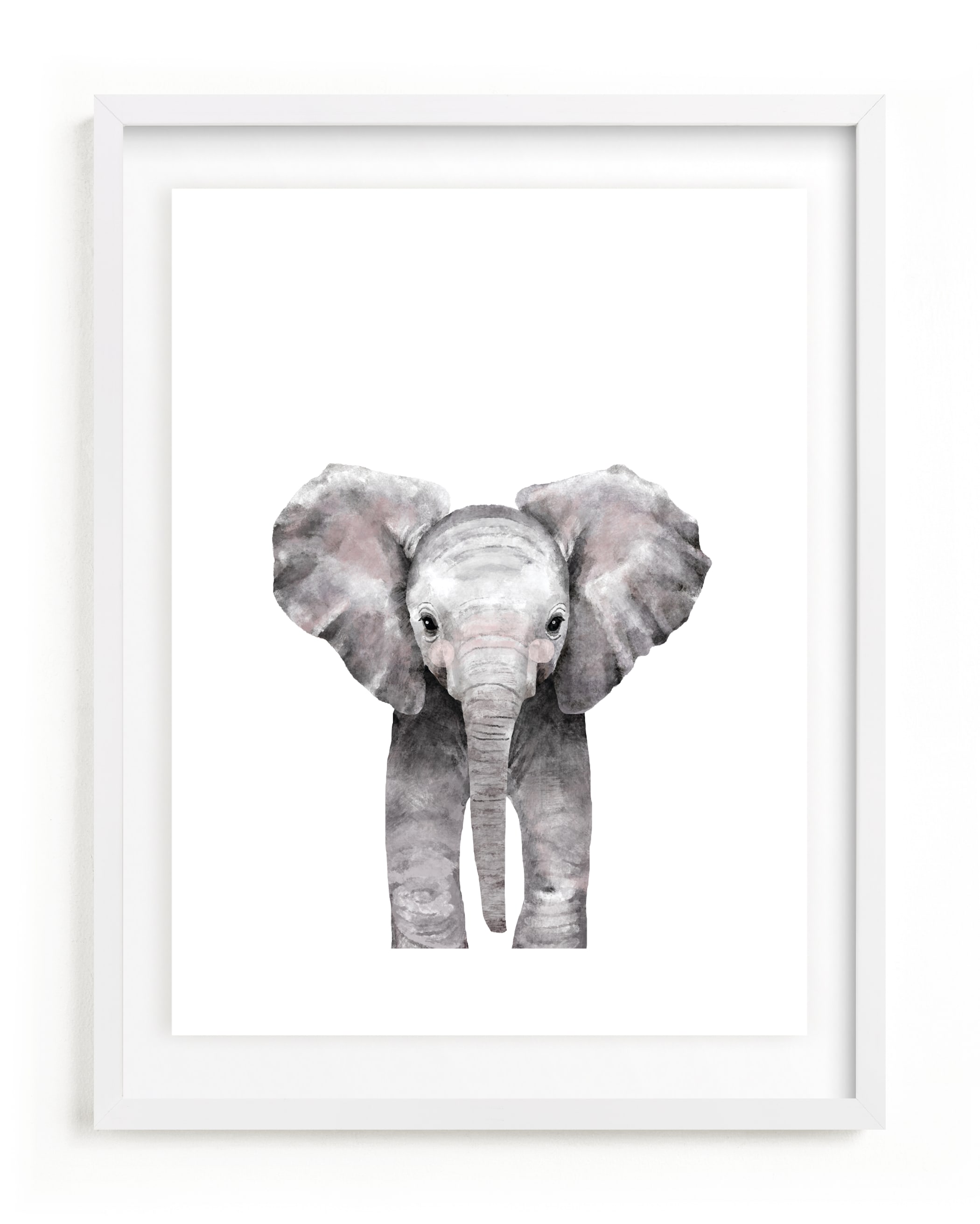 Baby Animal Elephant Children's Art Print