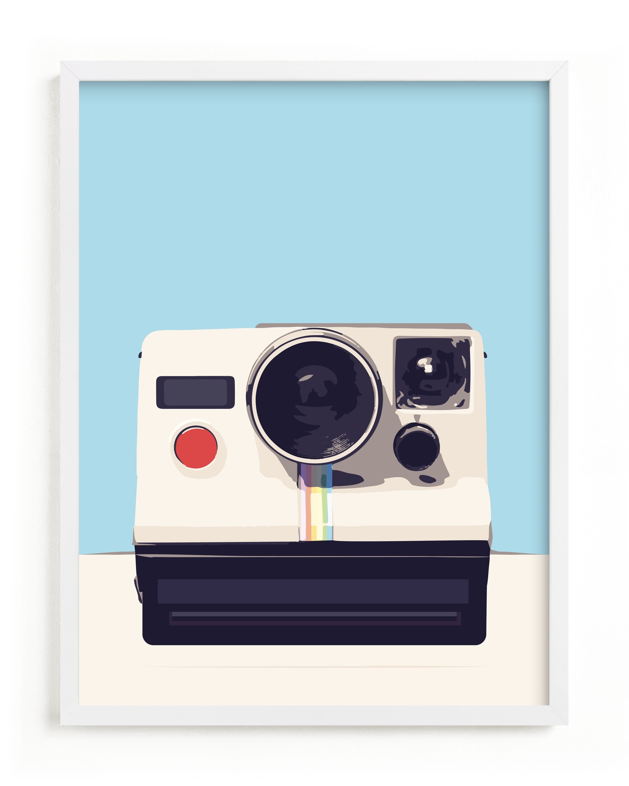"camera" - Art Print by Leanne Friedberg in beautiful frame options and a variety of sizes.