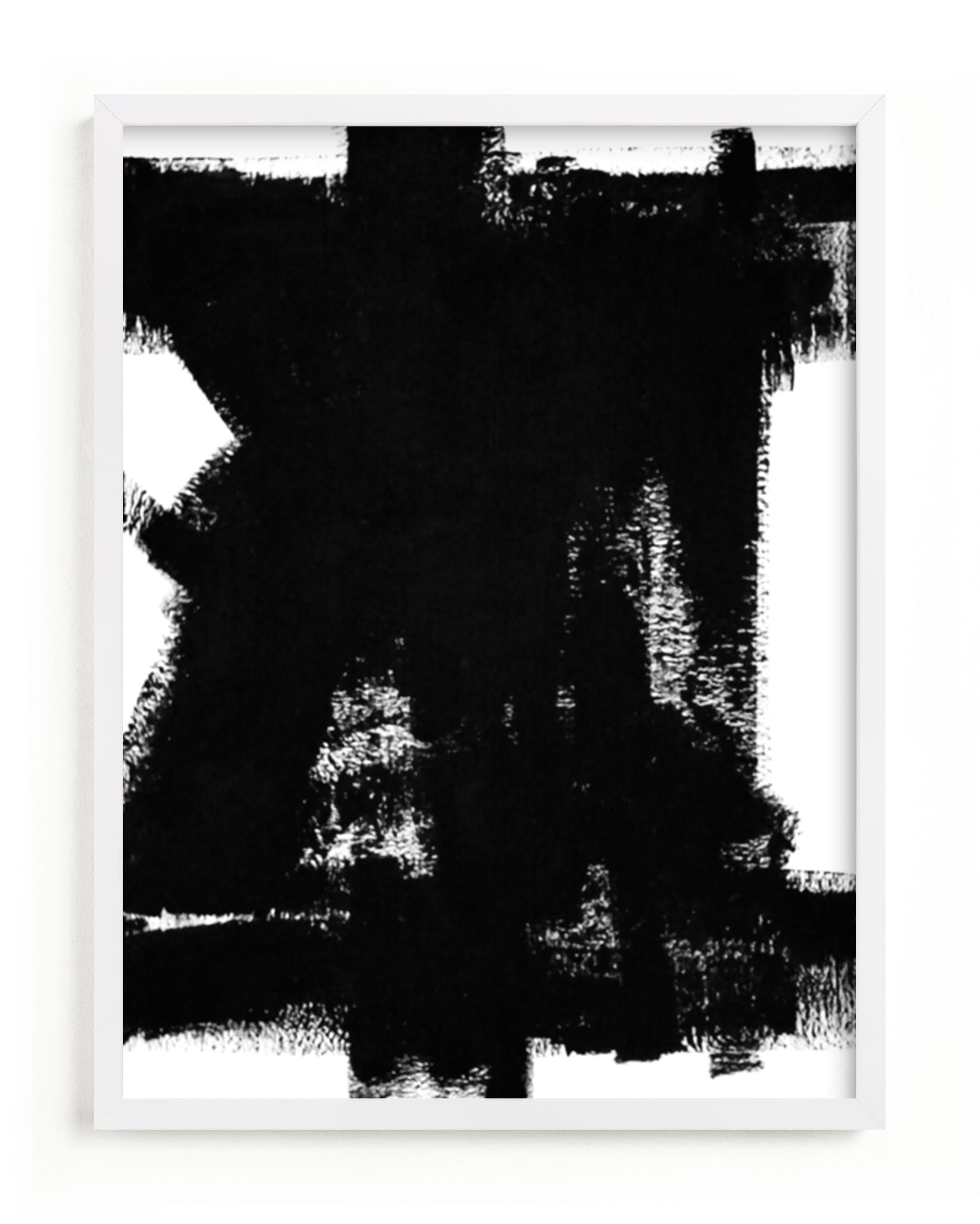 "Back in Black" - Art Print by Ilana Greenberg in beautiful frame options and a variety of sizes.