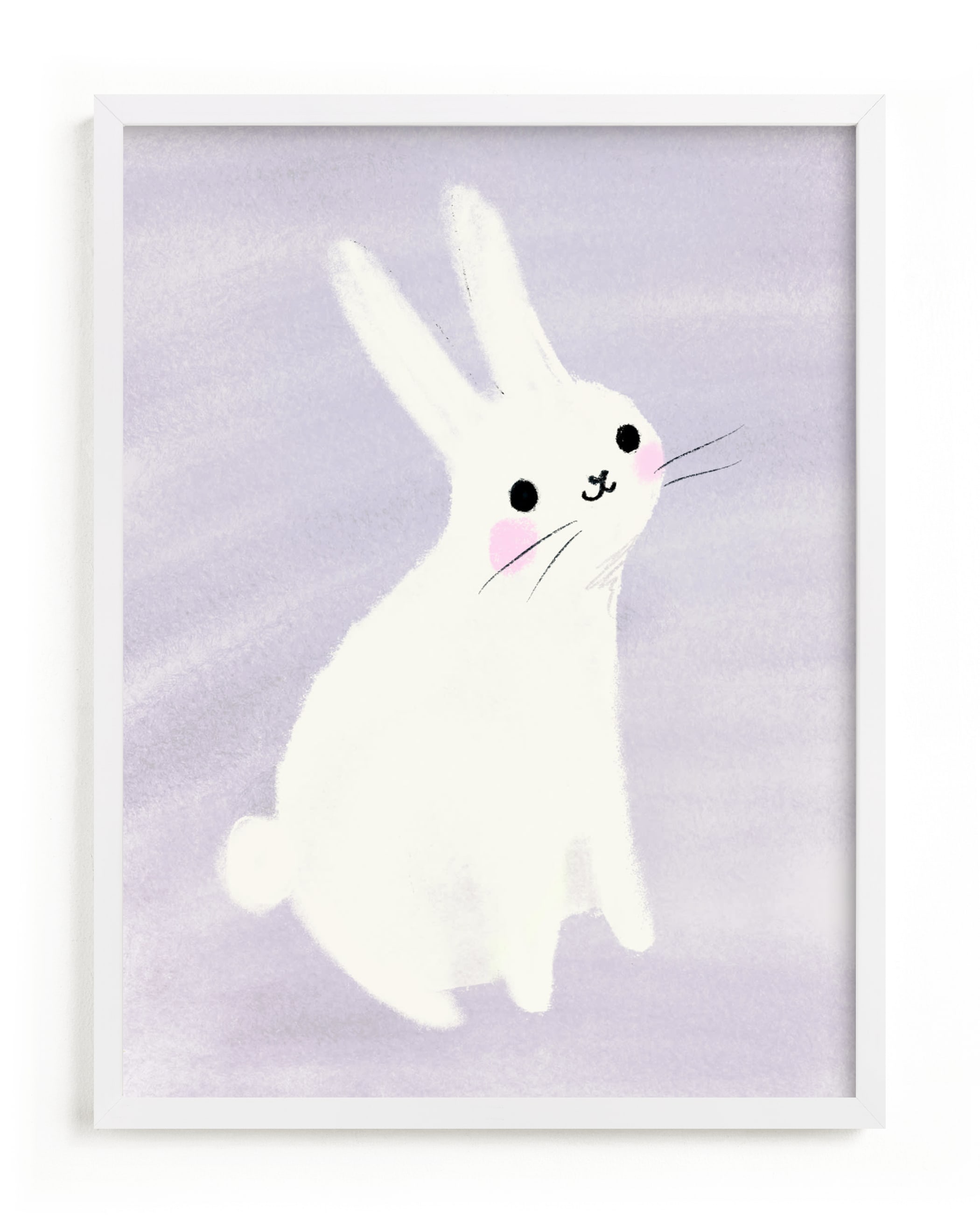 Happy Bunny Nursery Art Print