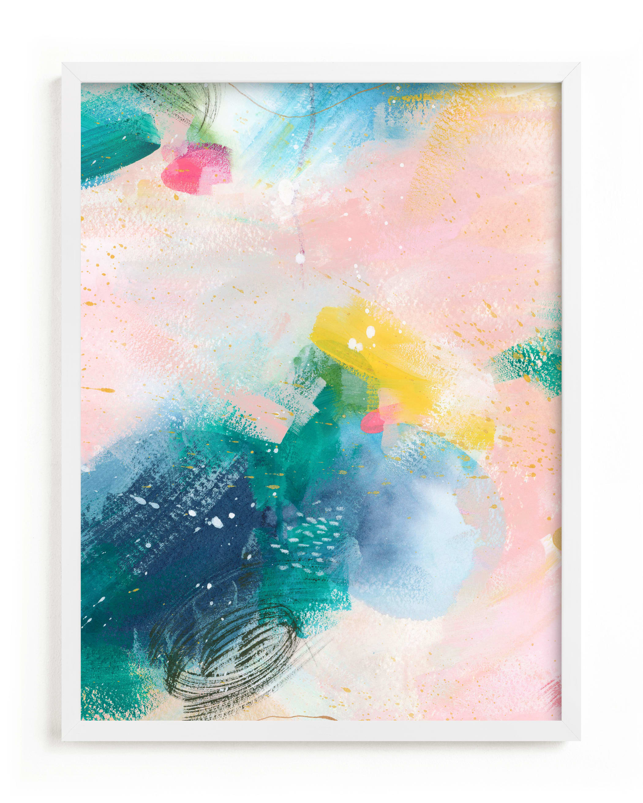 Creme Peche Nursery Art Print