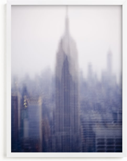 This is a blue art by Kaitlin Rebesco called empire state.
