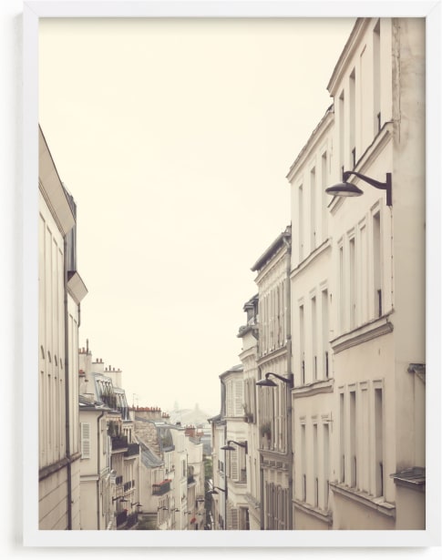 This is a beige art by Caroline Mint called Montmartre Unique Perspectives.