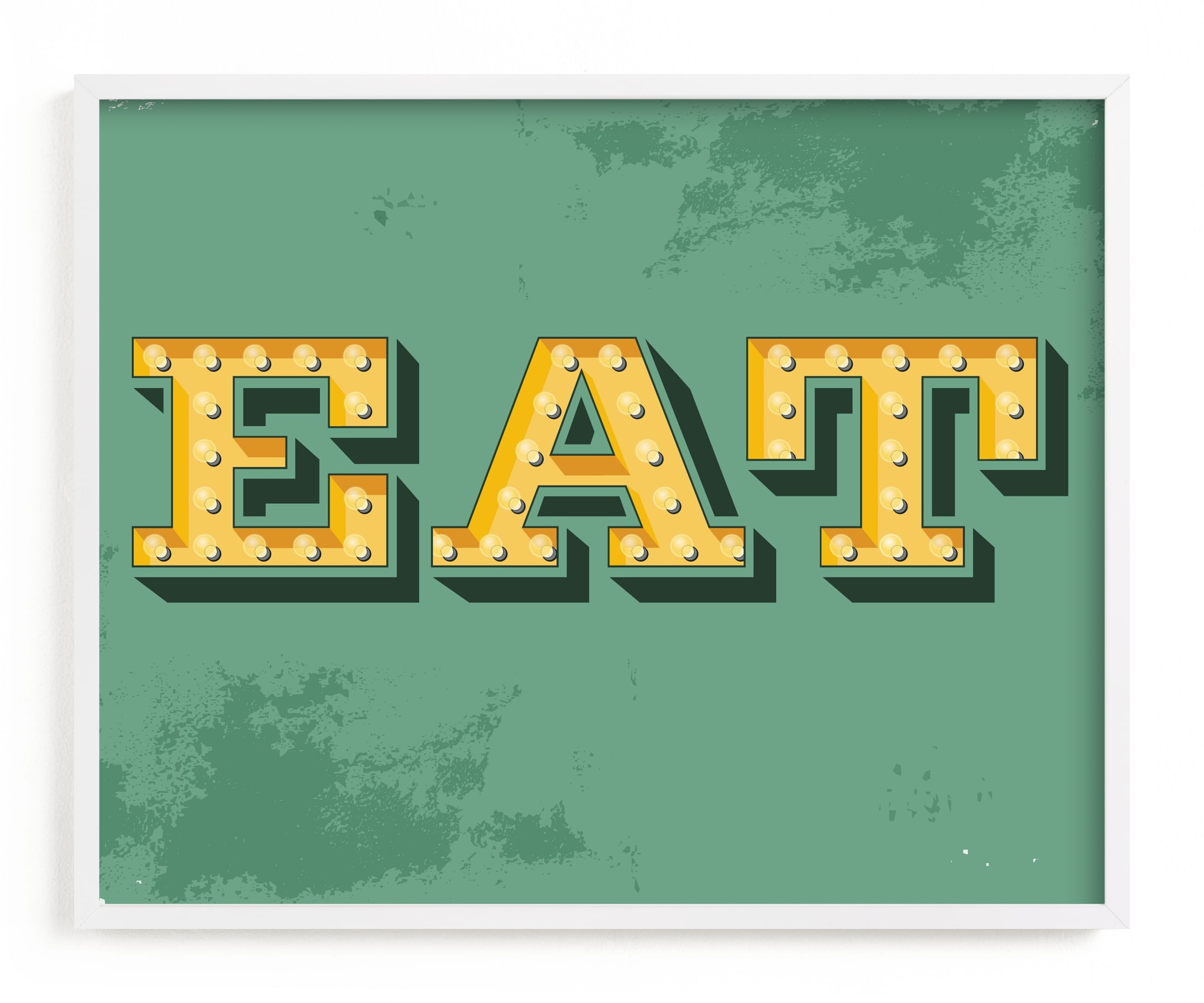 EAT Wall Art Prints by Smudge Design | Minted