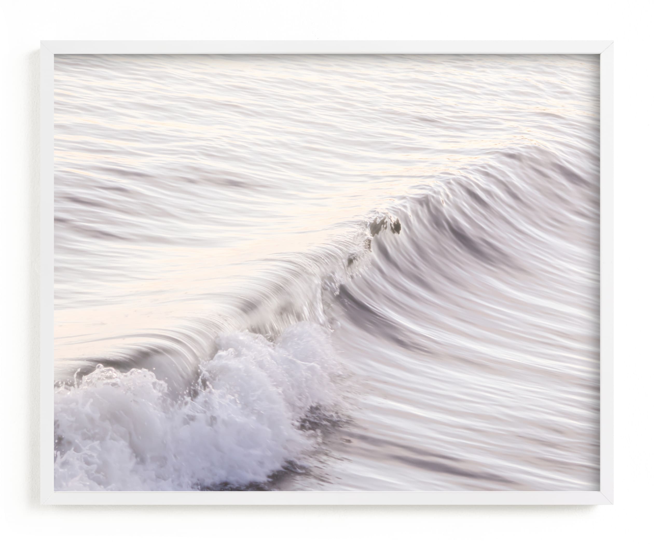 "Cayucos Soft Waves " - Limited Edition Art Print by Lisa Sundin in beautiful frame options and a variety of sizes.