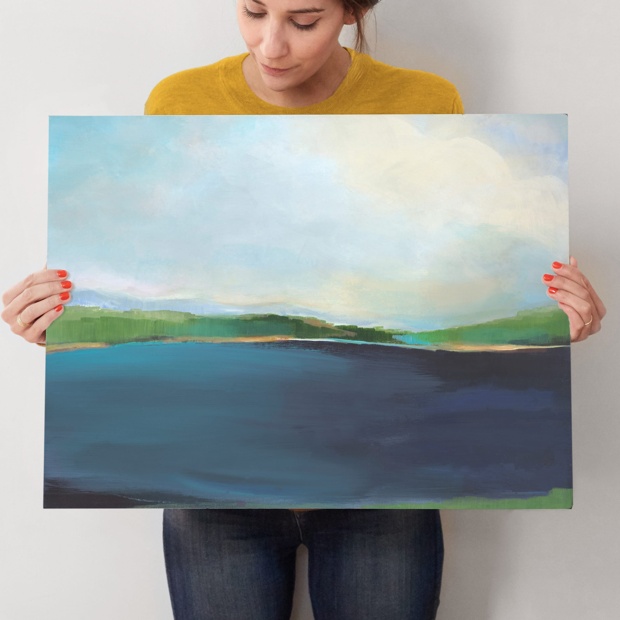 Lake View Wall Art Prints by AlisonJerry Minted