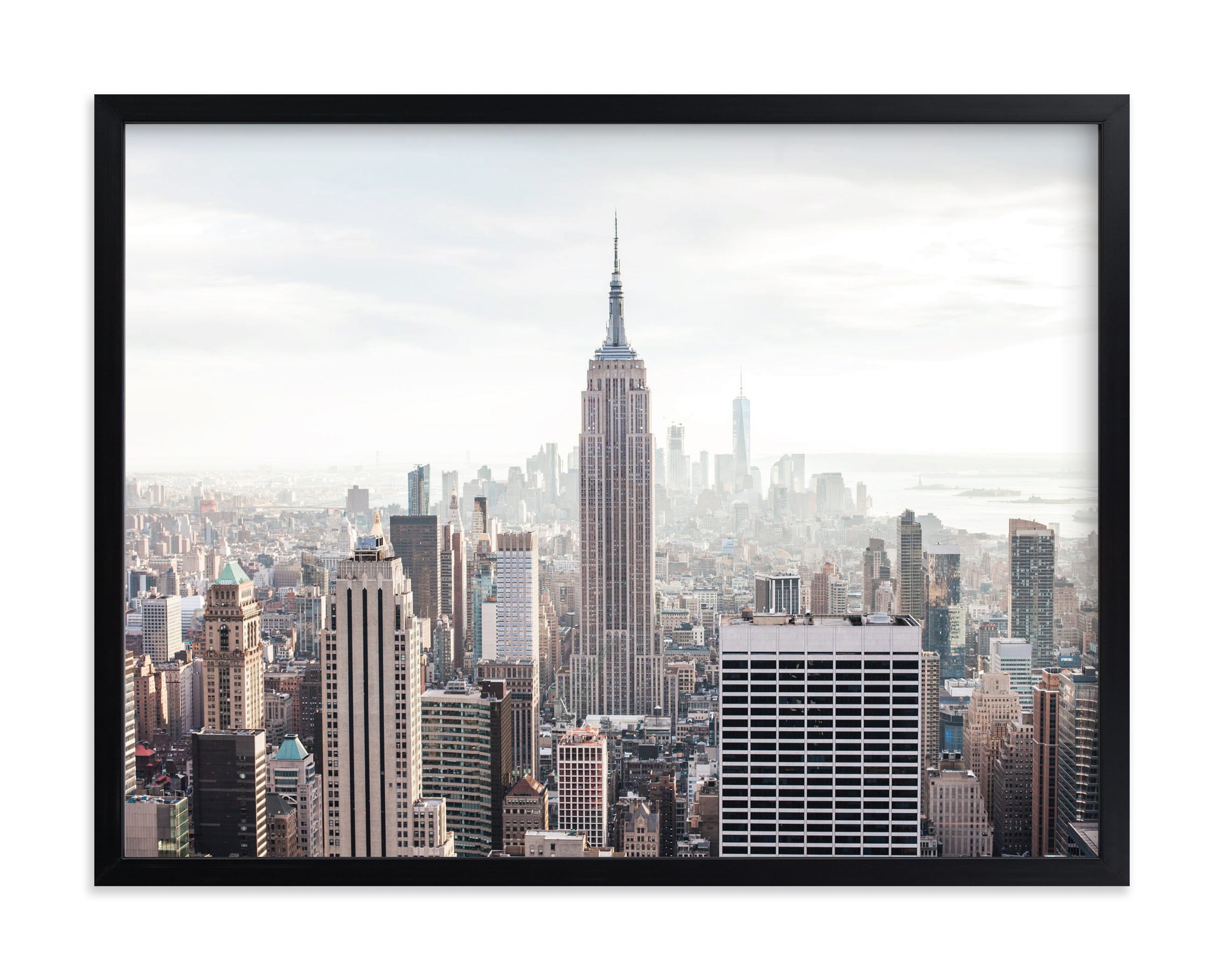 "But First, NYC" - Limited Edition Art Print by Natalie Uprichard in beautiful frame options and a variety of sizes.