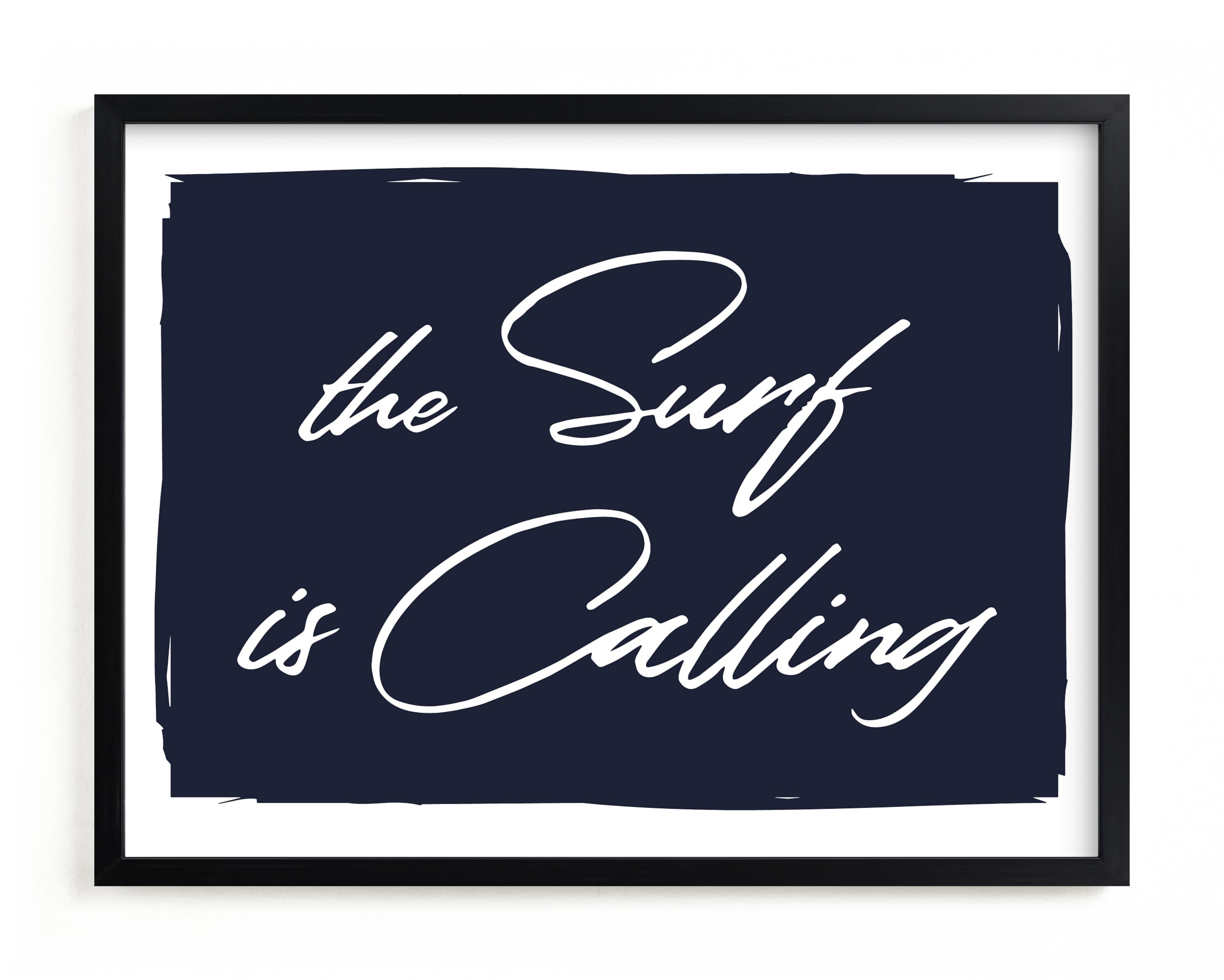 The Surf is Calling Children's Art Print