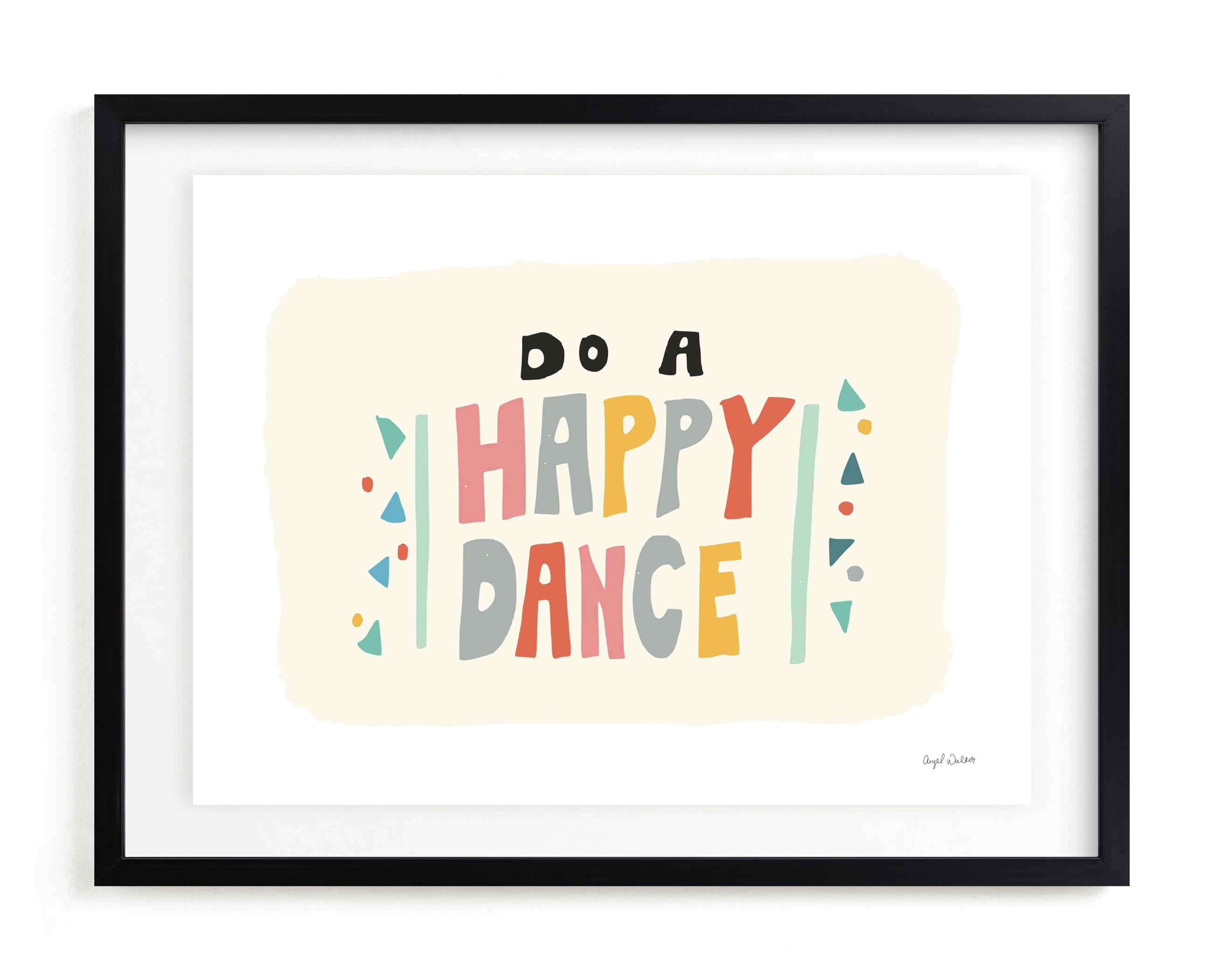 happy dance Children's Art Print