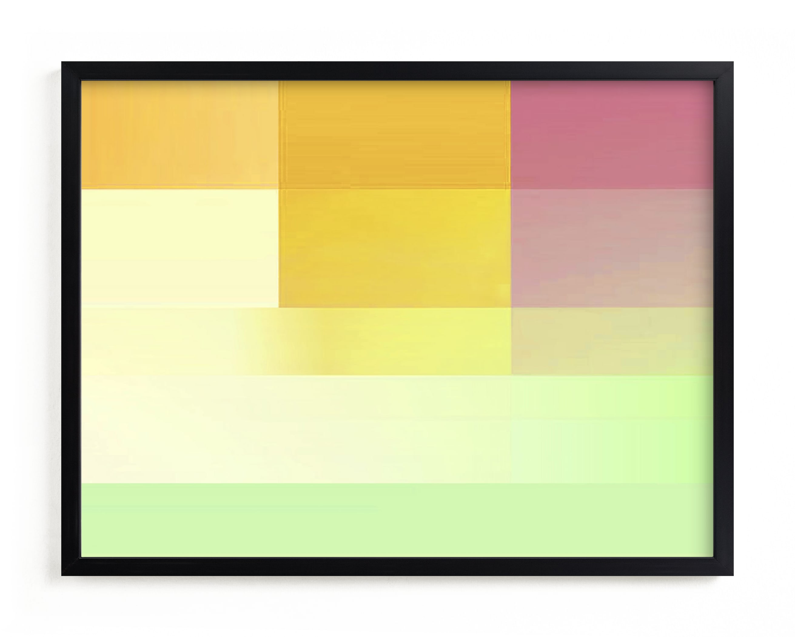 "gradients of color" - Limited Edition Art Print by Baumbirdy in beautiful frame options and a variety of sizes.