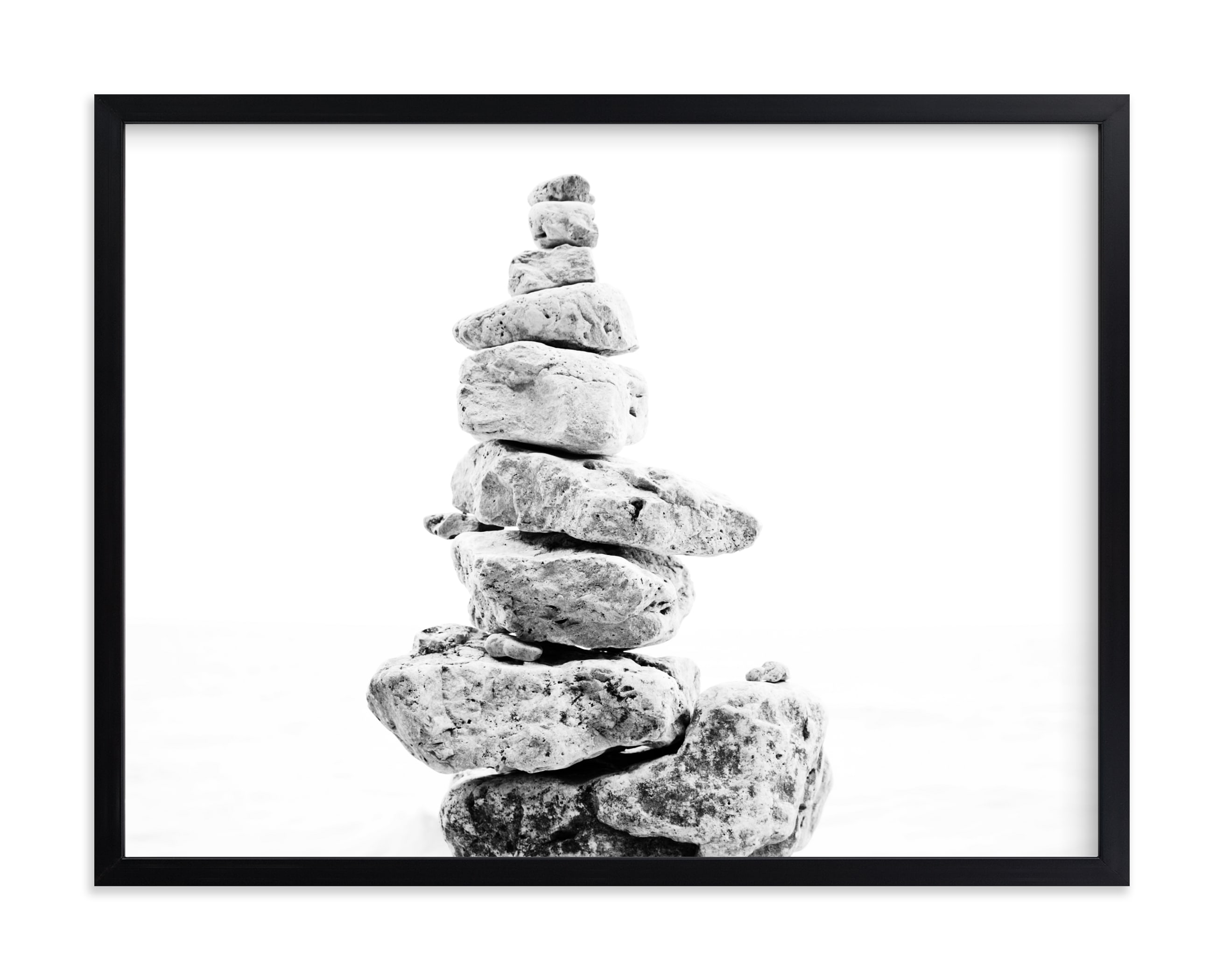 "Stacked Rocks" by Alexis Arnold in beautiful frame options and a variety of sizes.
