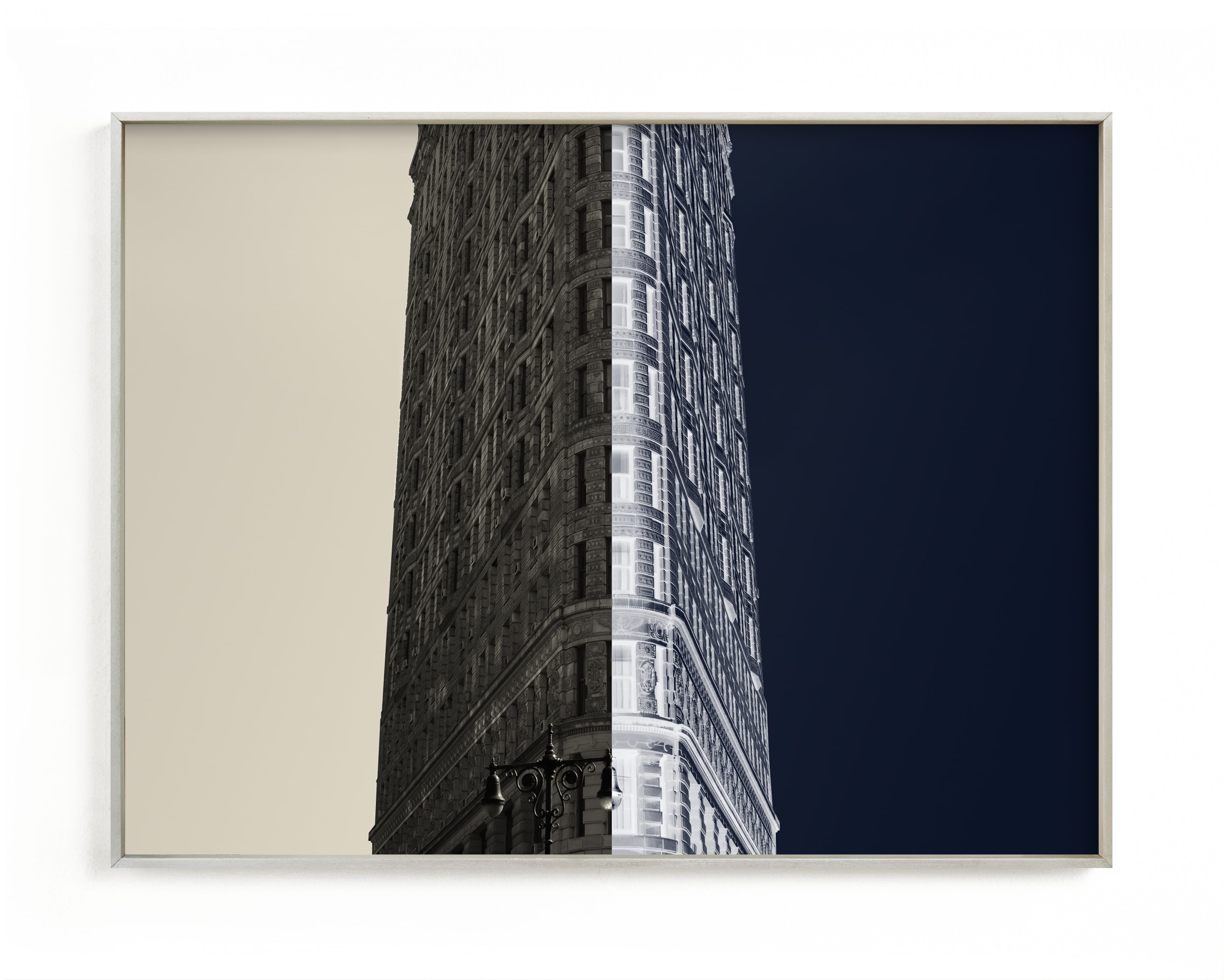 Negative Space: New York Flatiron II Wall Art Print