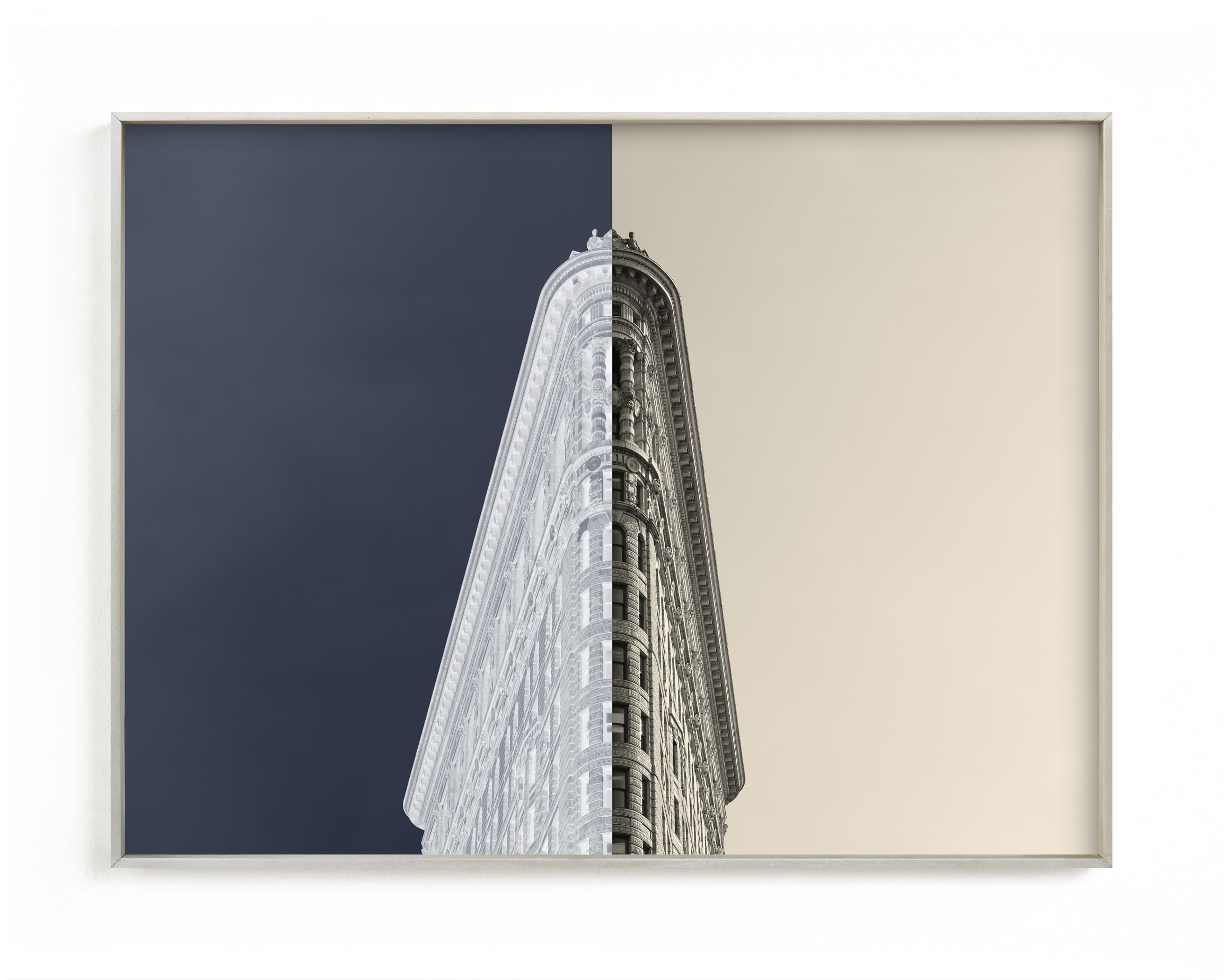 Negative Space: New York Flatiron I Wall Art Print