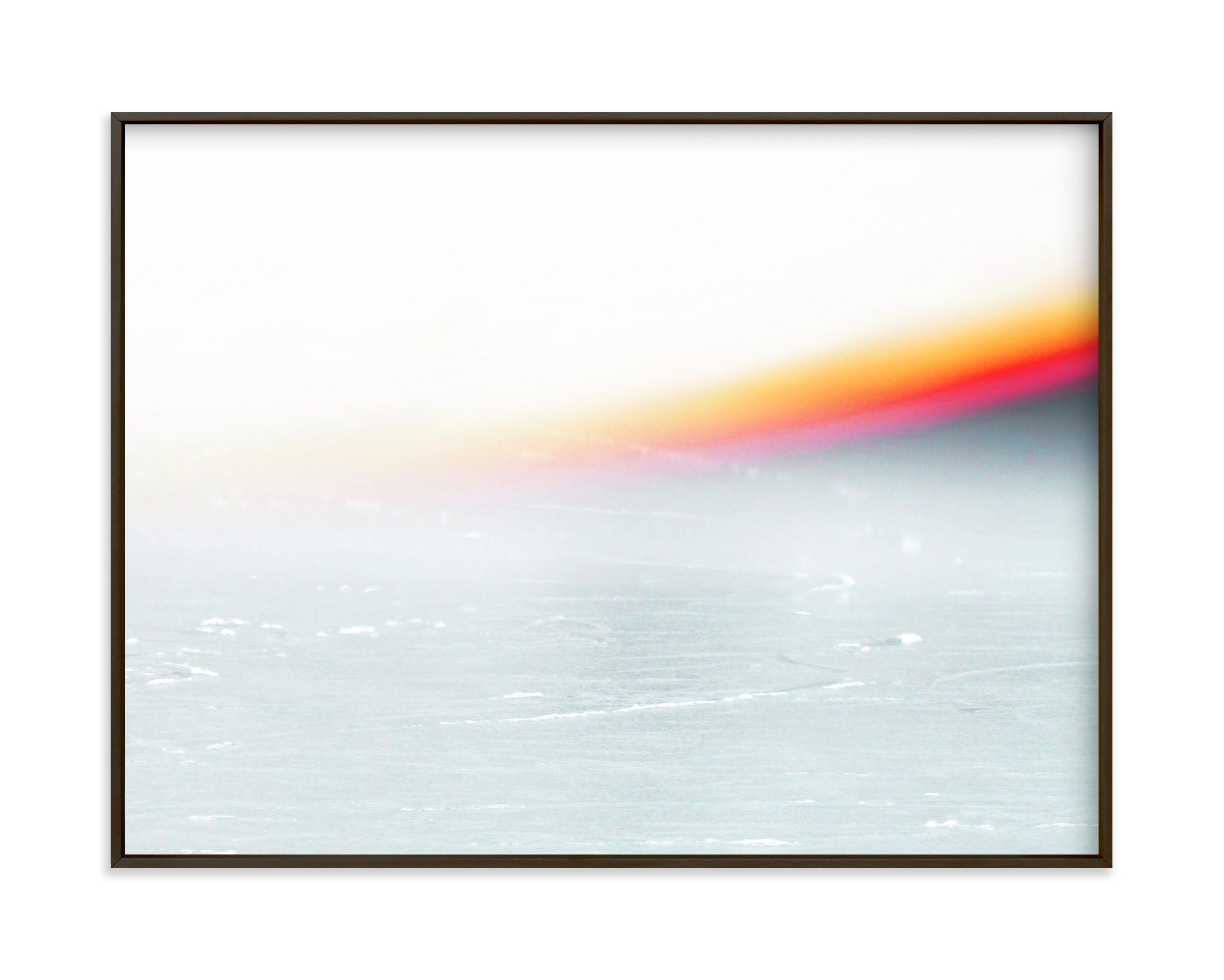 frozen prism Wall Art Print
