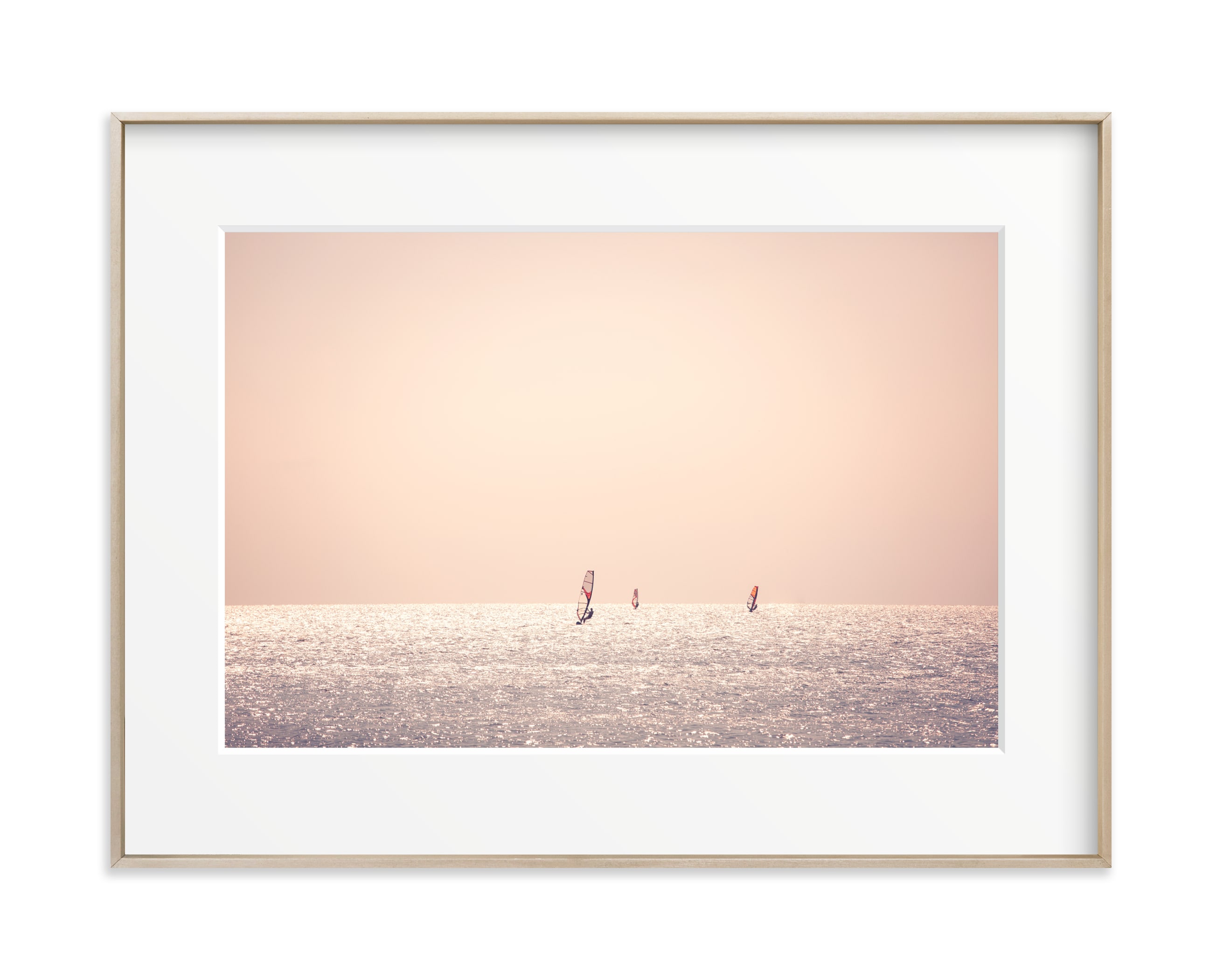 Outer Banks Wind Surfers Wall Art Print